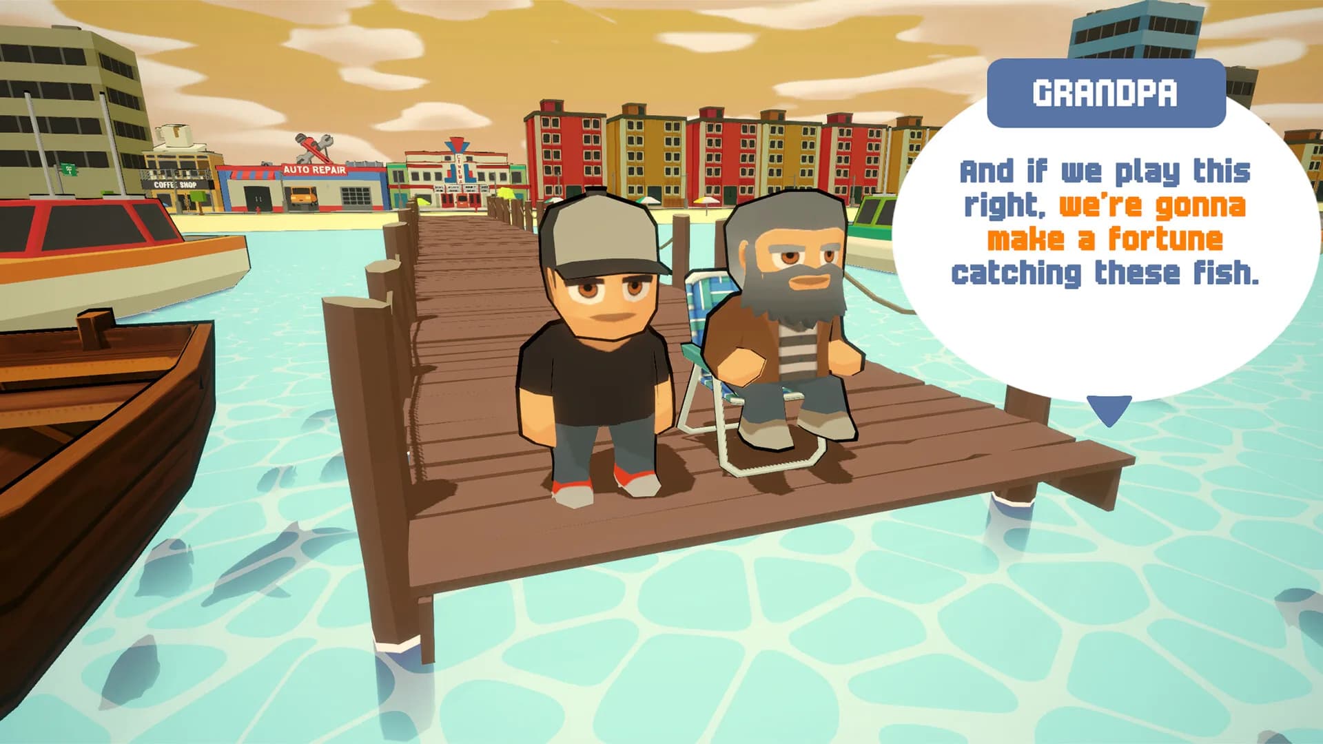 Grandpa Needs Fish görsel 8