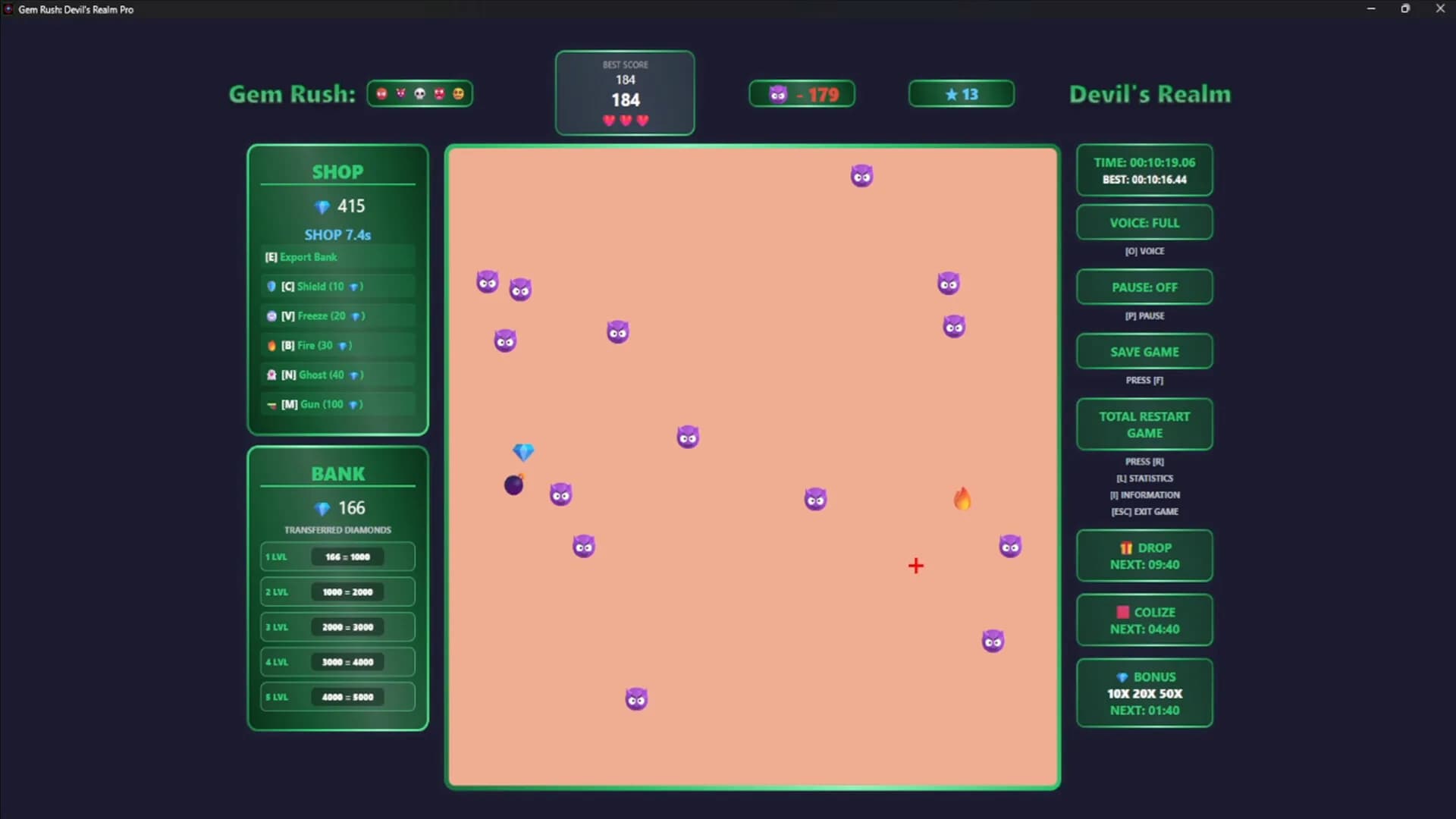 Gem Rush Devil's Realm görsel 5