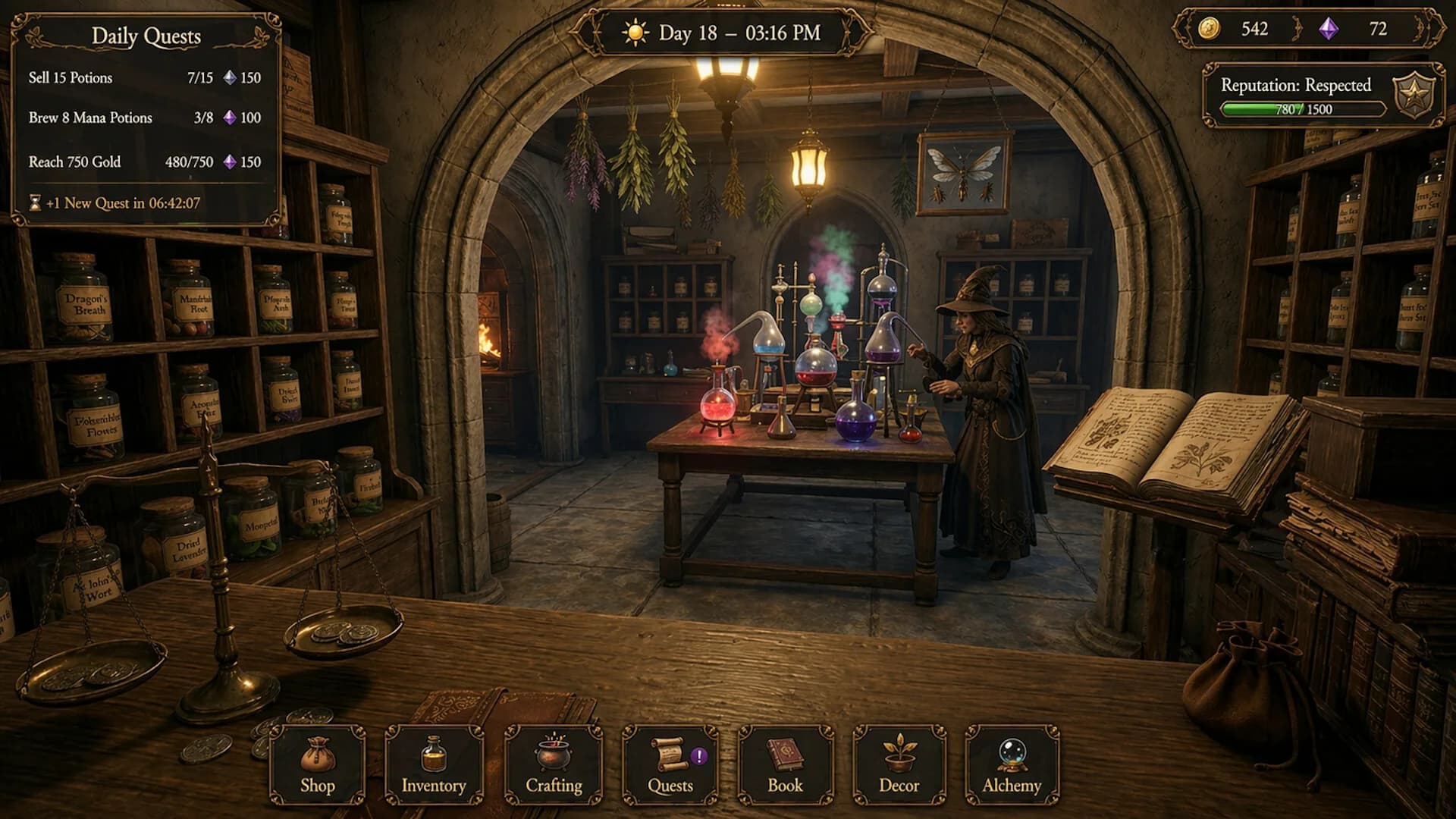 Witch Shop Simulator görsel 4