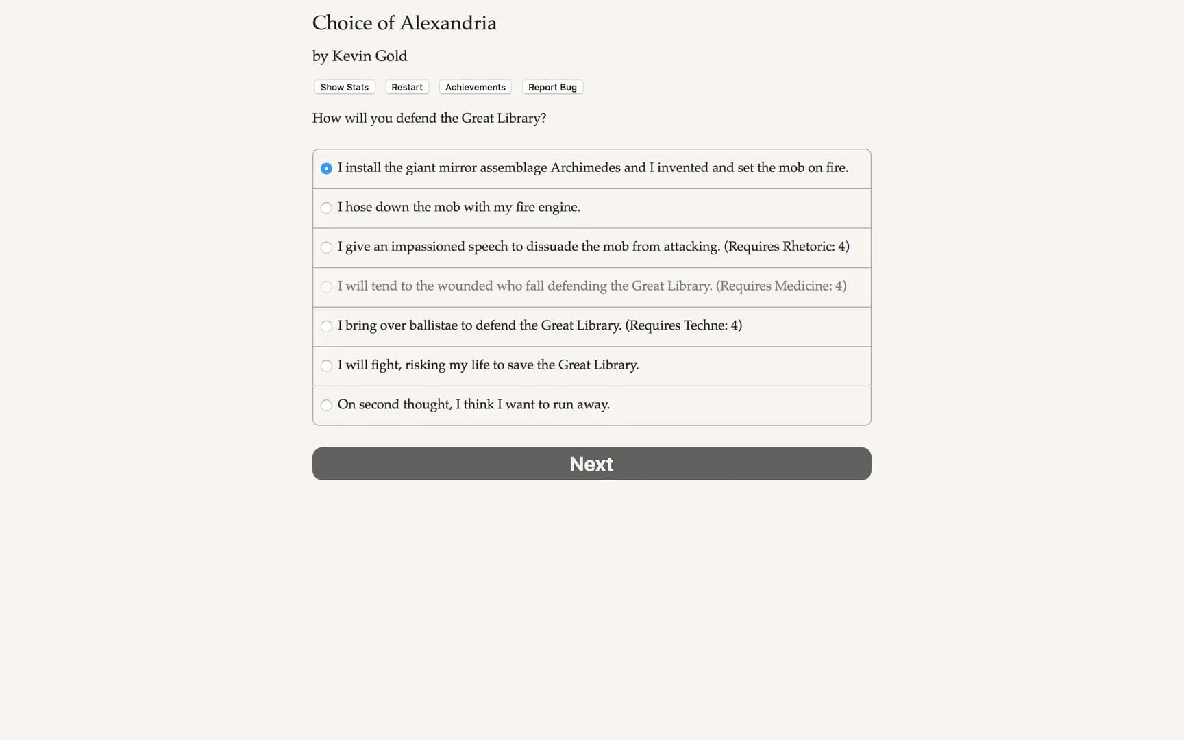 Choice of Alexandria görsel 2