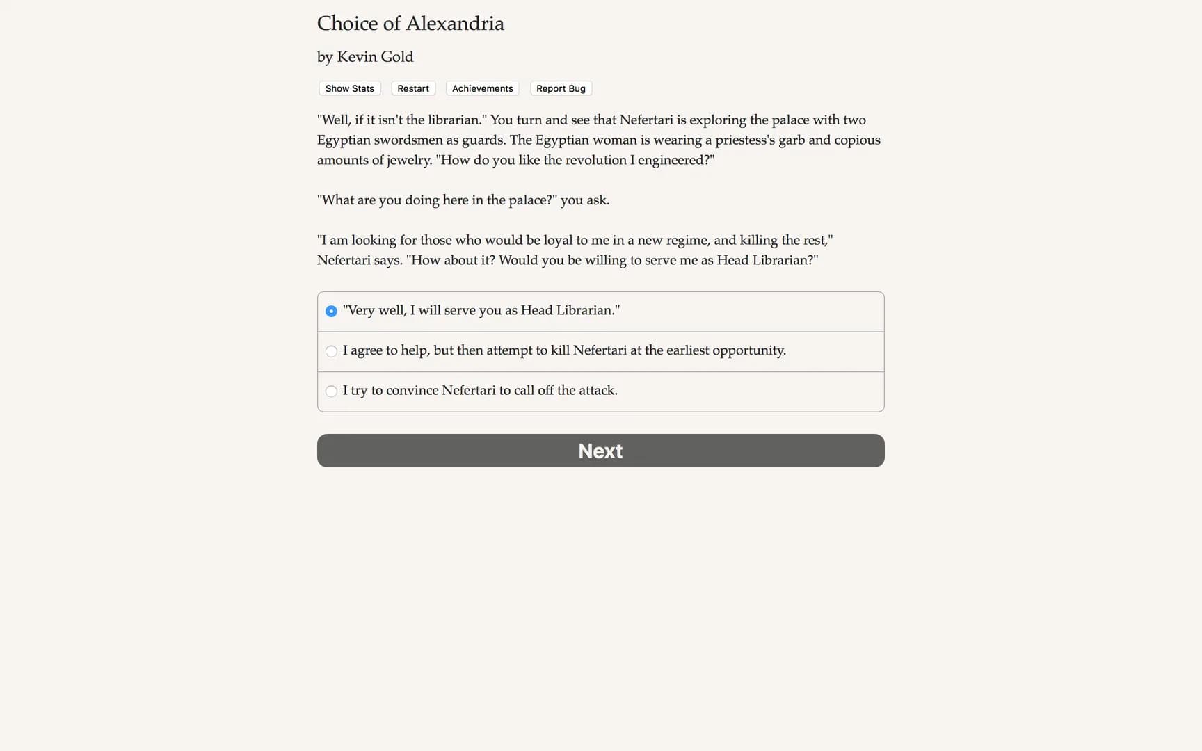 Choice of Alexandria görsel 3