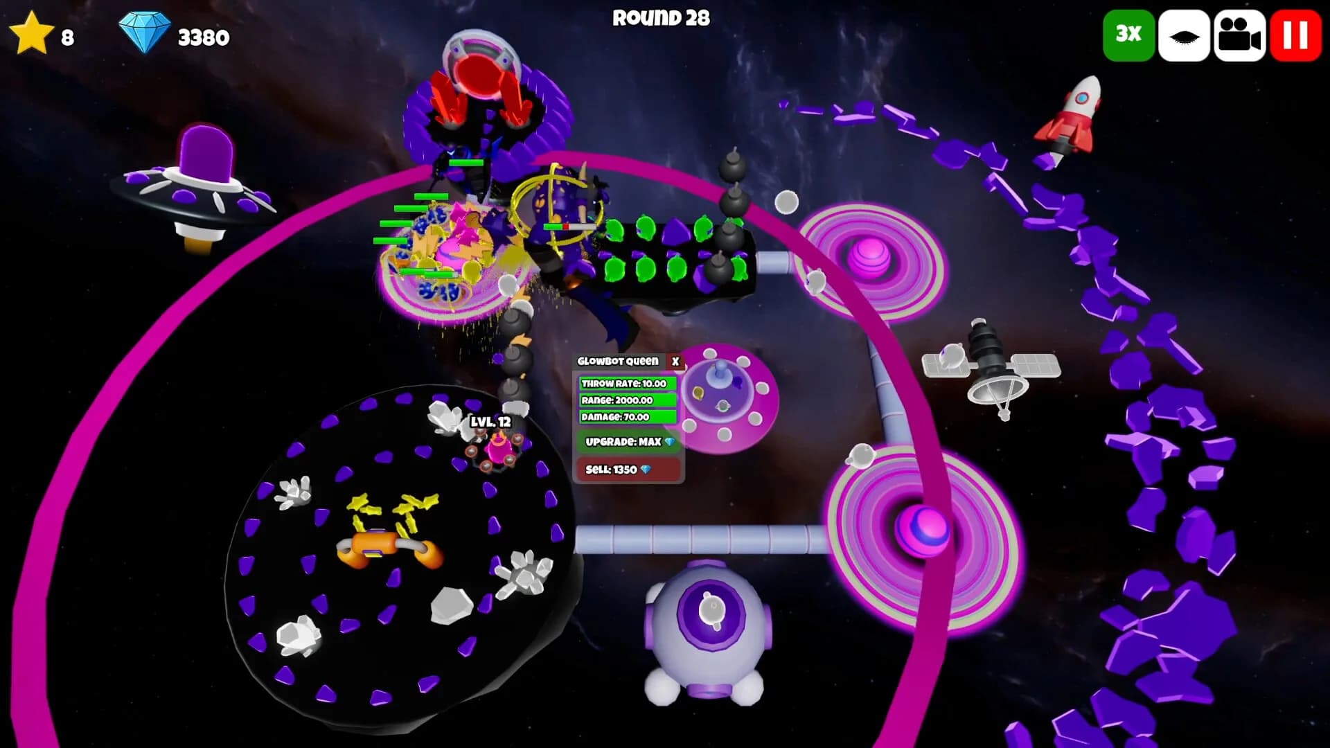 Glowbot Tower Defense görsel 3