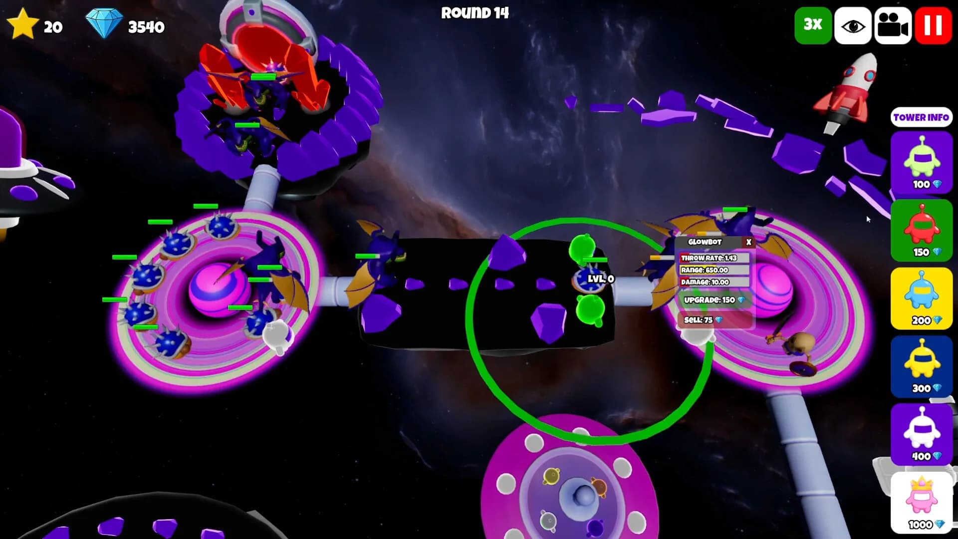 Glowbot Tower Defense görsel 7