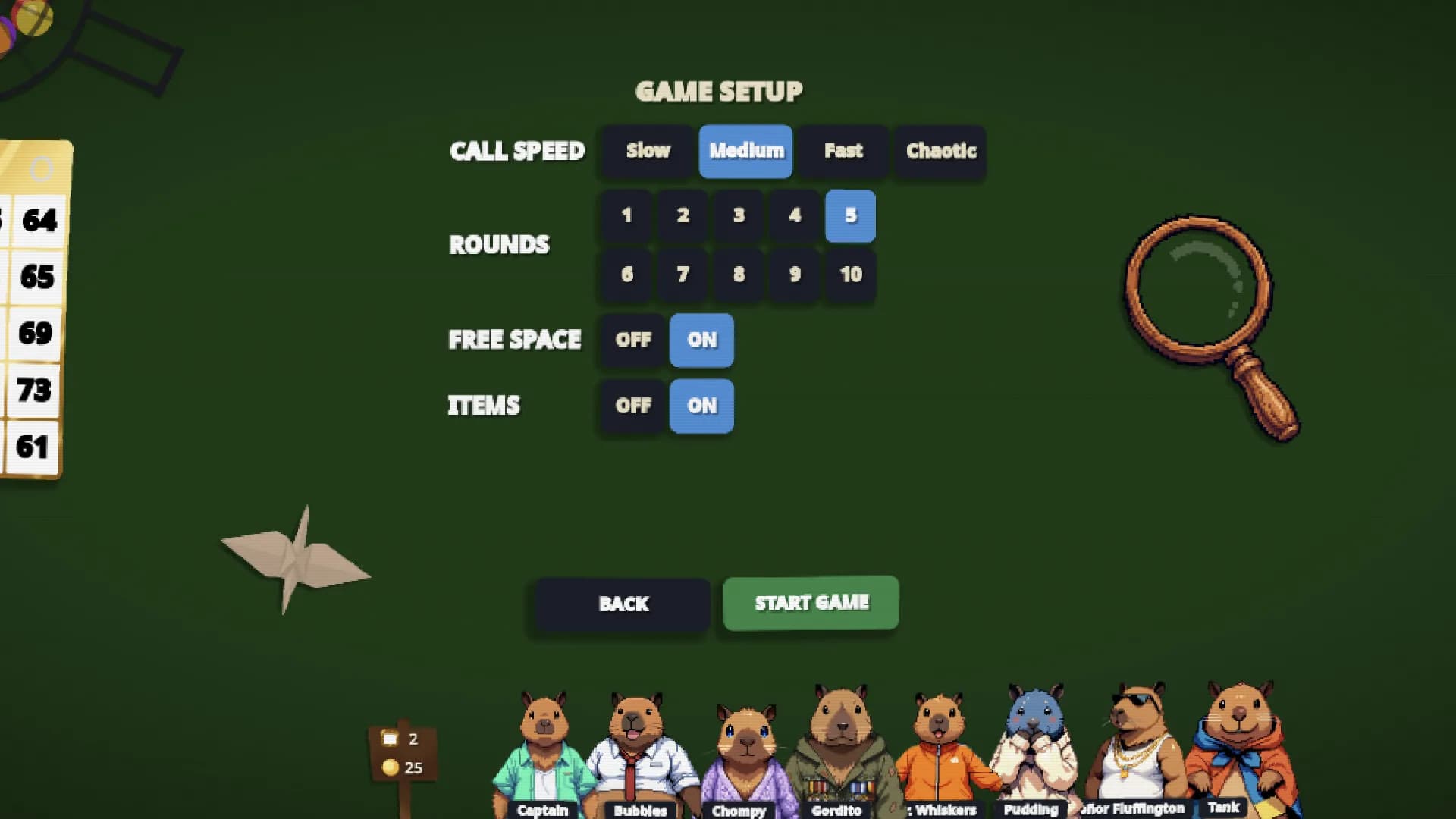 Capybara Bingo görsel 6
