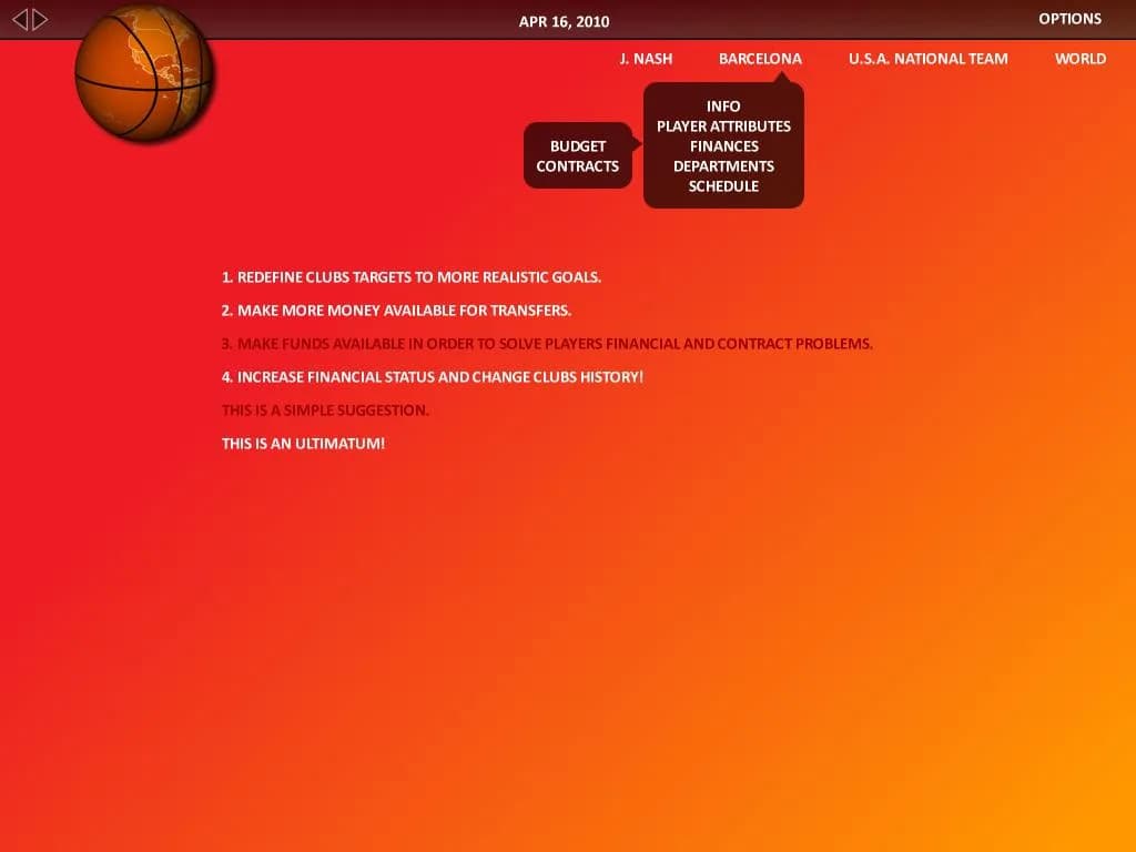 World Basketball Manager 2010 görsel 3