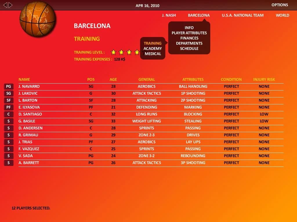 World Basketball Manager 2010 görsel 12