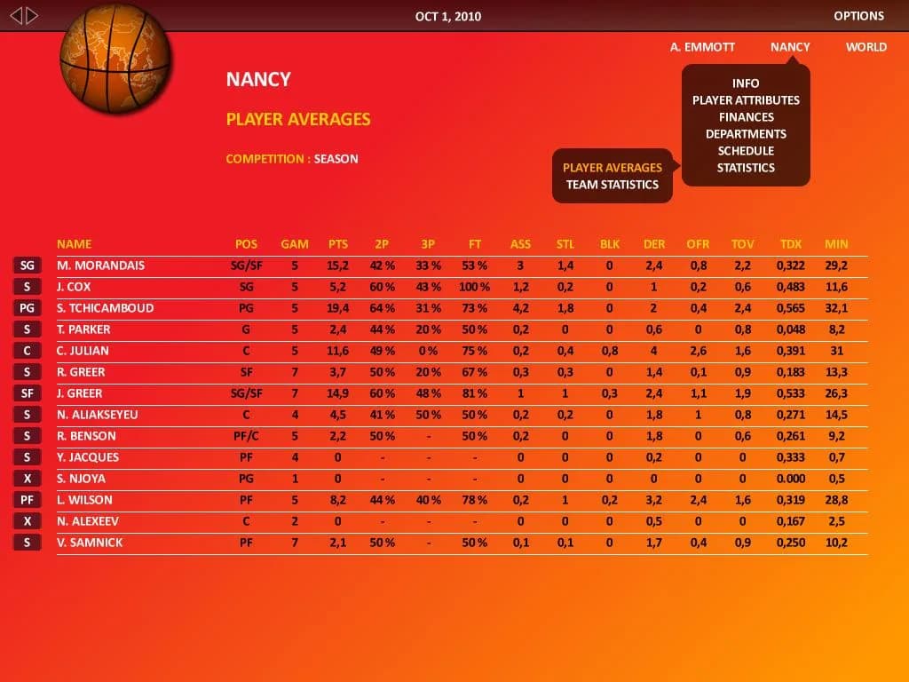 World Basketball Manager 2010 görsel 11