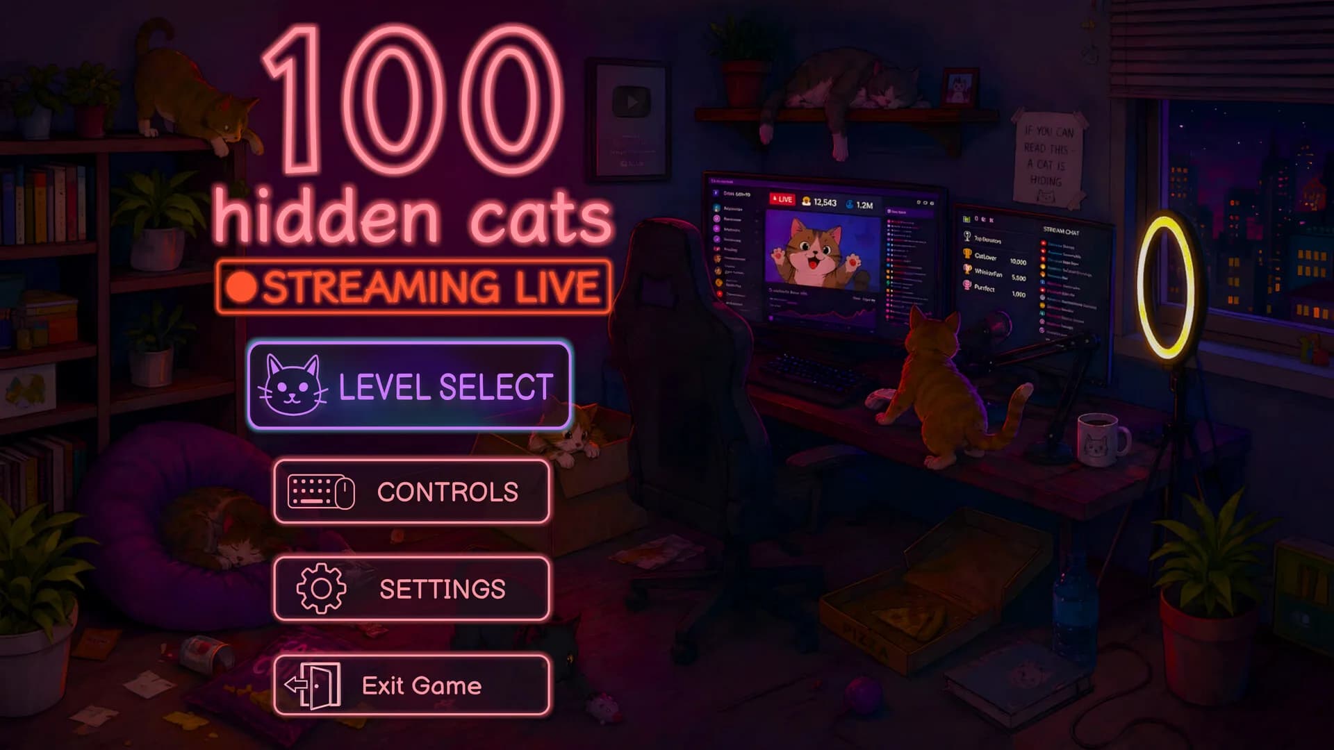 100 Hidden Cats Stream Live görsel 2