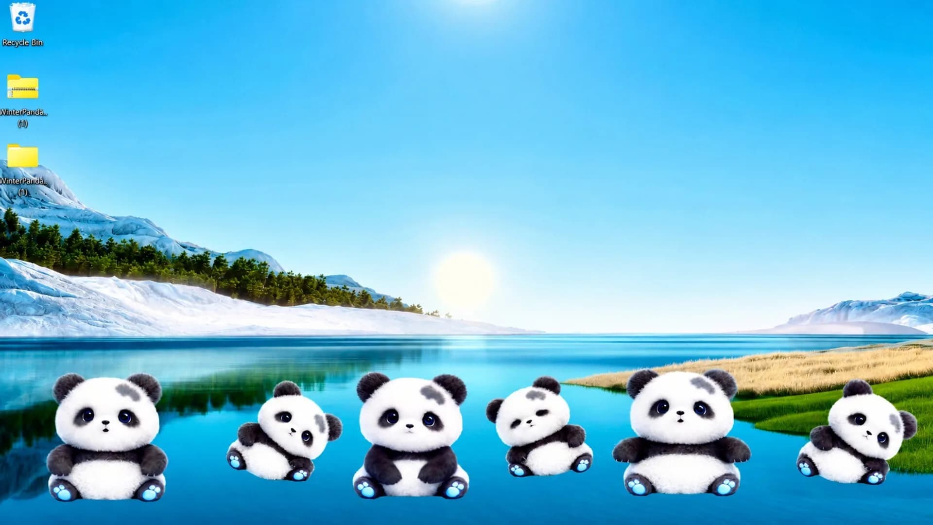 Winter Panda görsel 2