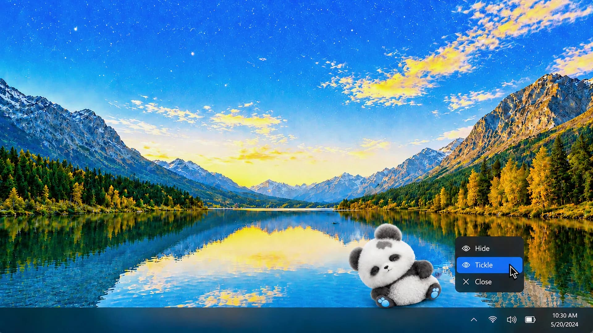 Winter Panda görsel 4