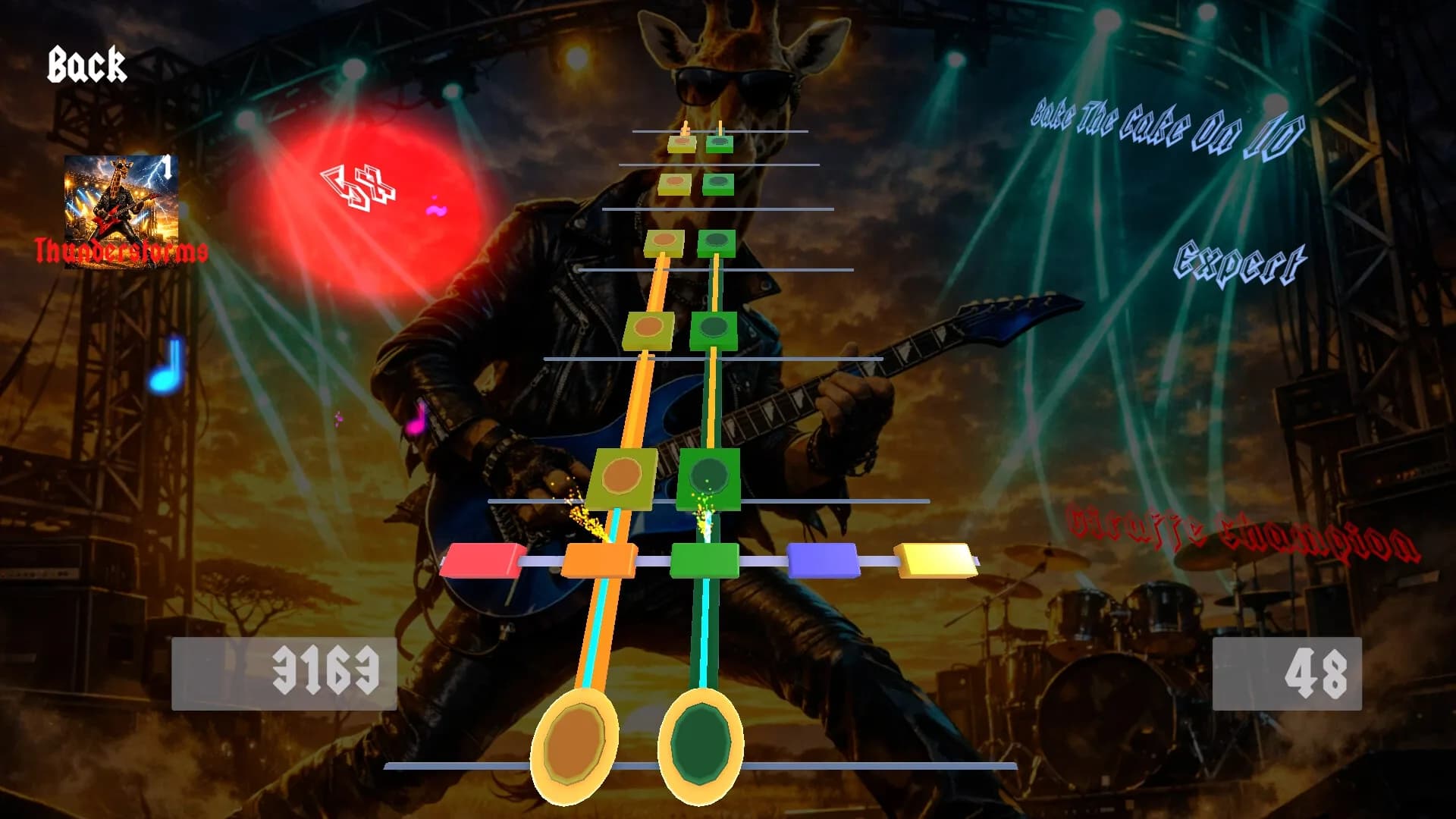 Giraffe Champion: The Rock Music Game görsel 3