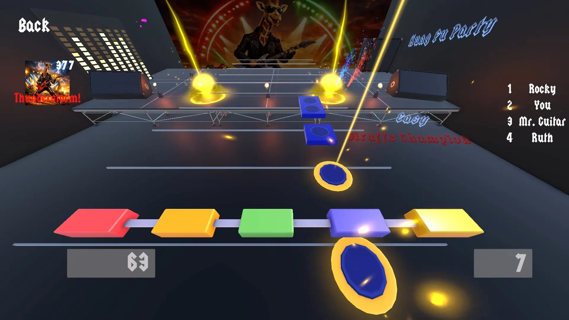 Giraffe Champion: The Rock Music Game görsel 4