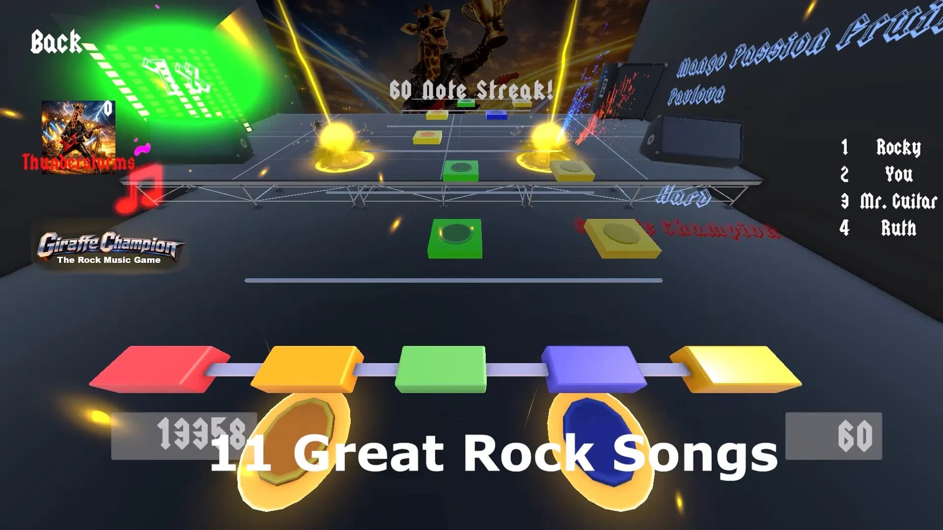 Giraffe Champion: The Rock Music Game görsel 6