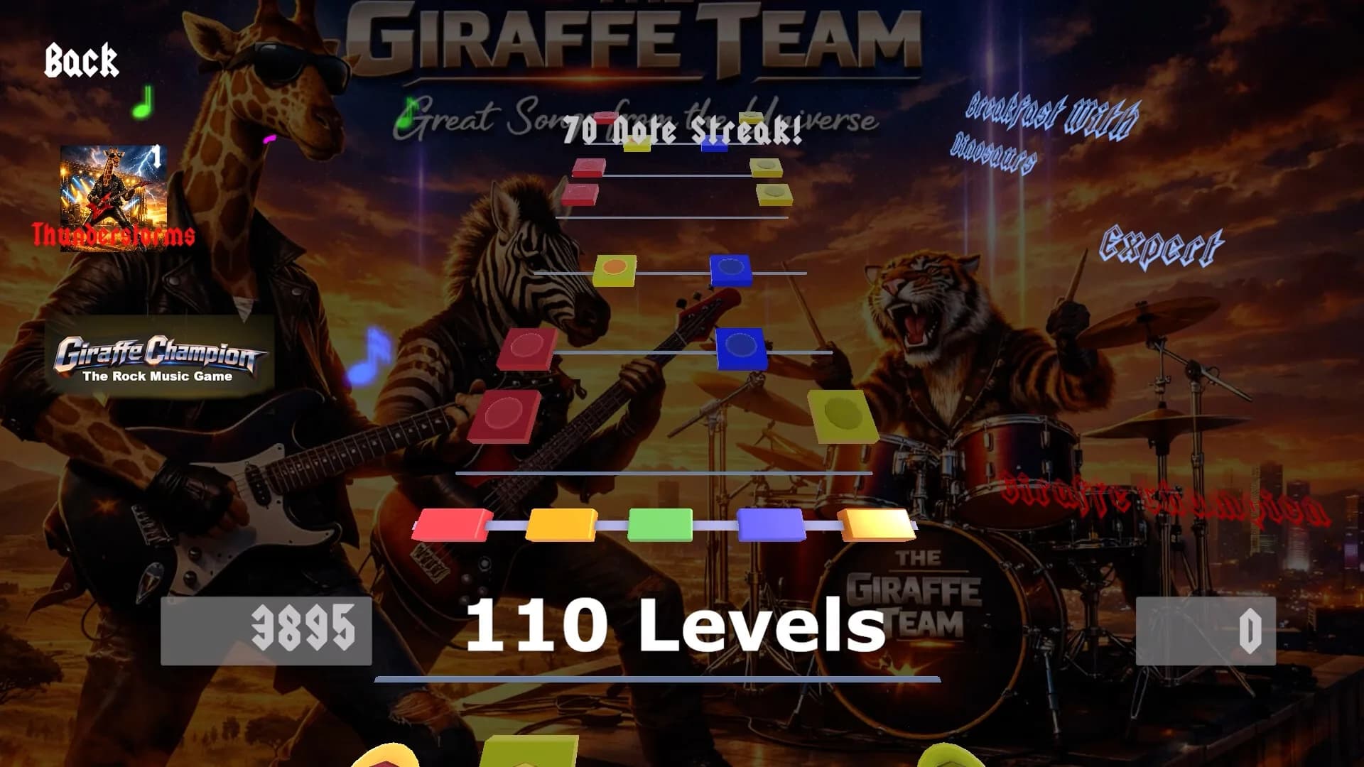 Giraffe Champion: The Rock Music Game görsel 7