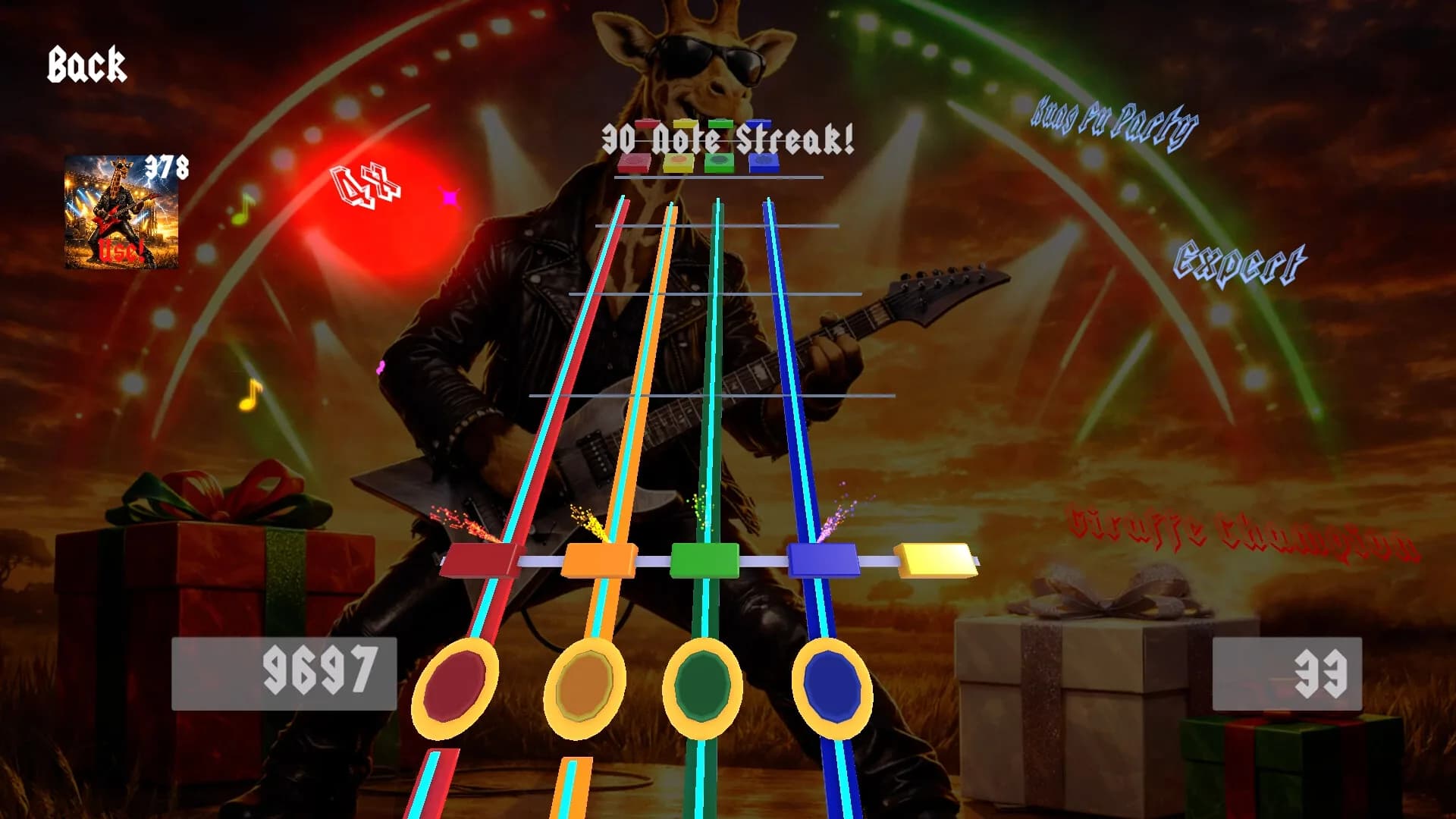 Giraffe Champion: The Rock Music Game görsel 8