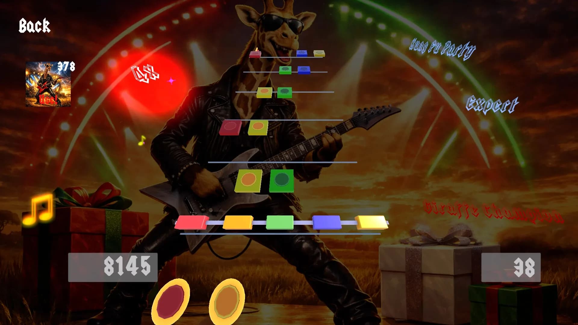 Giraffe Champion: The Rock Music Game görsel 10