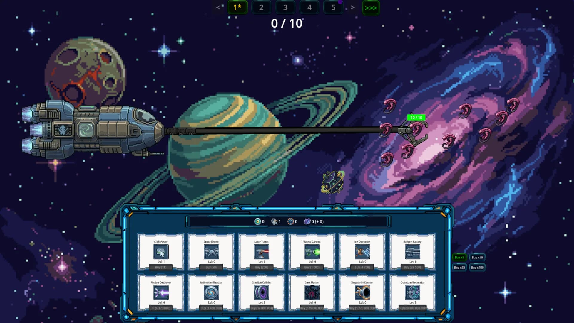 Space Fetus Attack Idle Clicker görsel 3