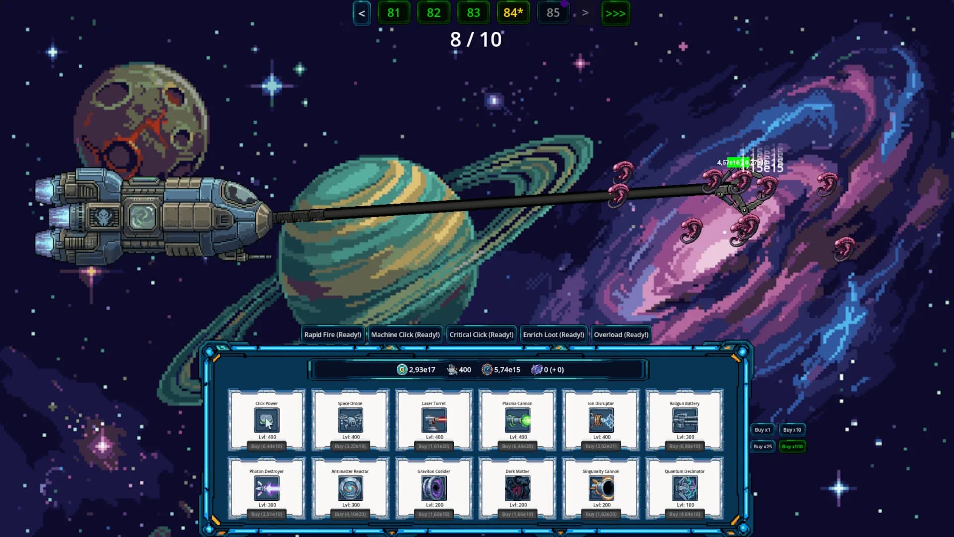 Space Fetus Attack Idle Clicker görsel 6