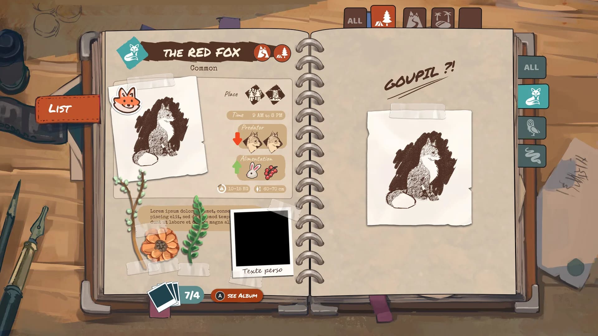 Wildframe : A Creature Scrapbook görsel 3