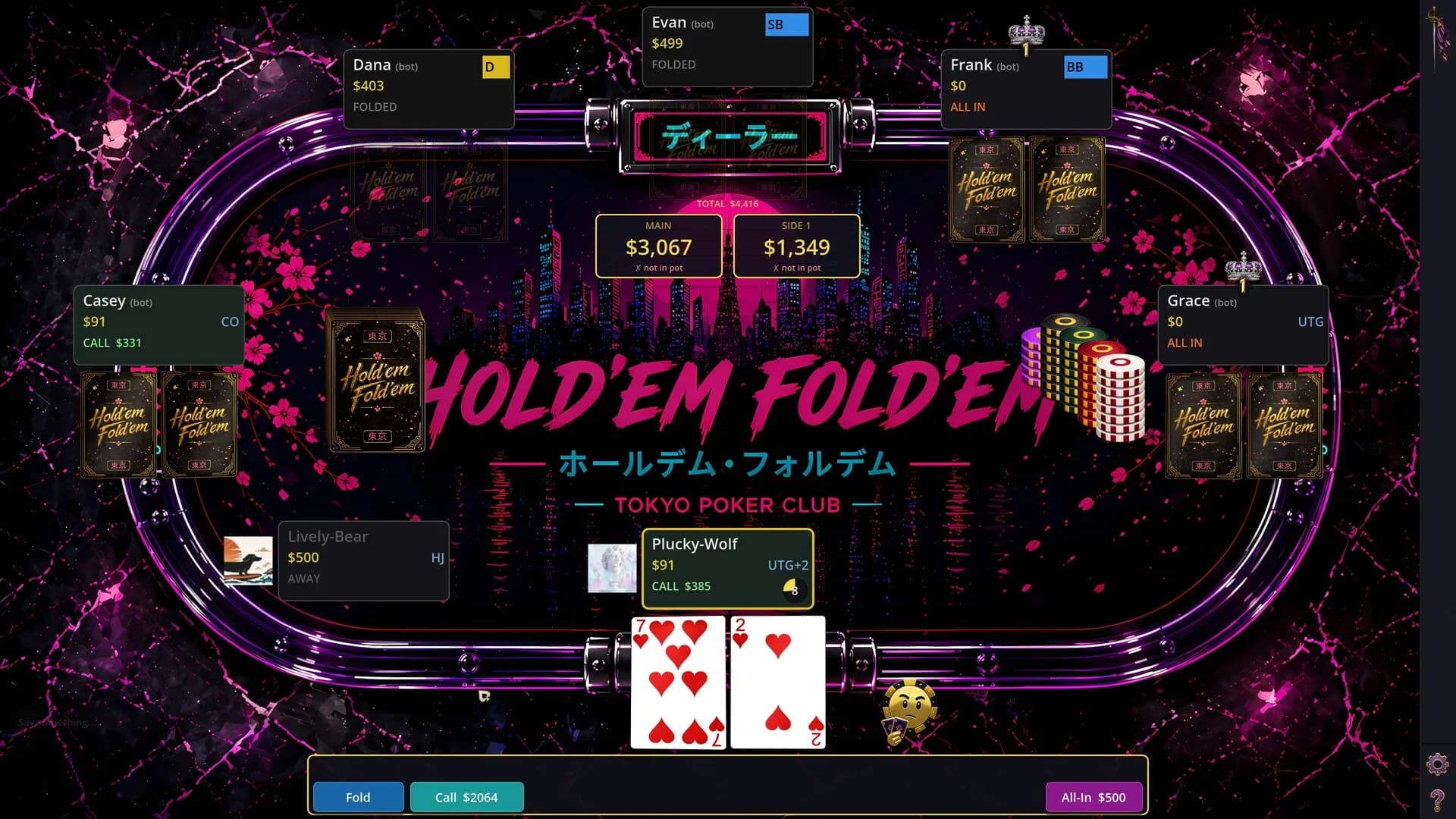 Hold'em Fold'em Poker görsel 6