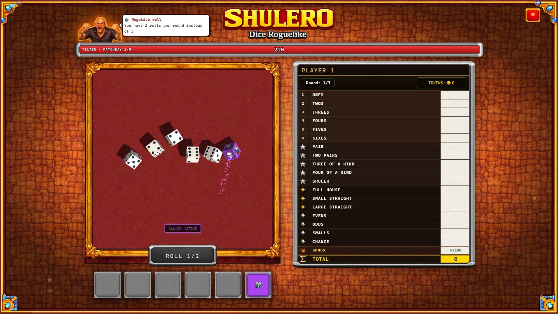 SHULERO – Dice Roguelike görsel 2