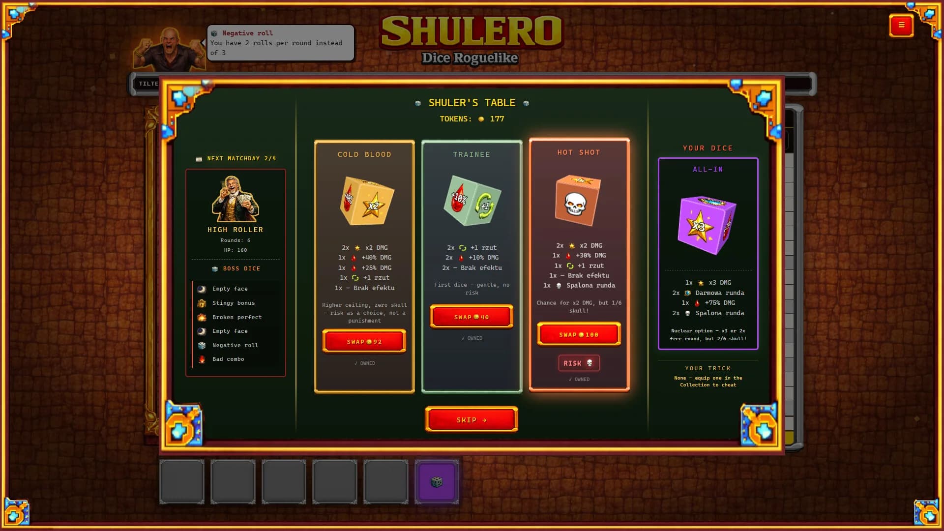 SHULERO – Dice Roguelike görsel 3