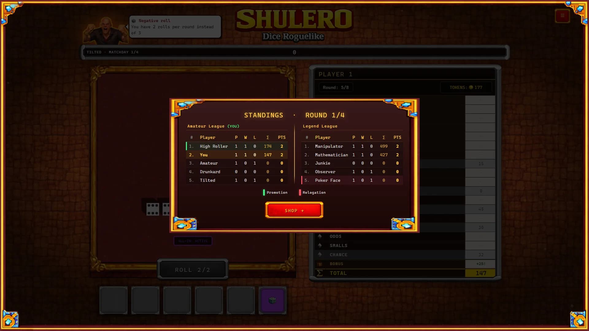 SHULERO – Dice Roguelike görsel 11