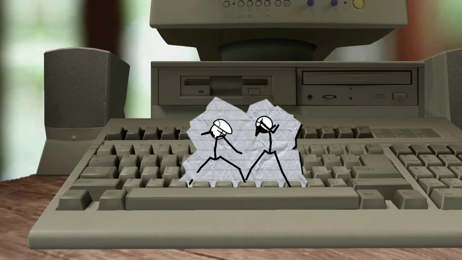 Keyboard Warrior Stickman - Typing Beat Em Up görsel 6