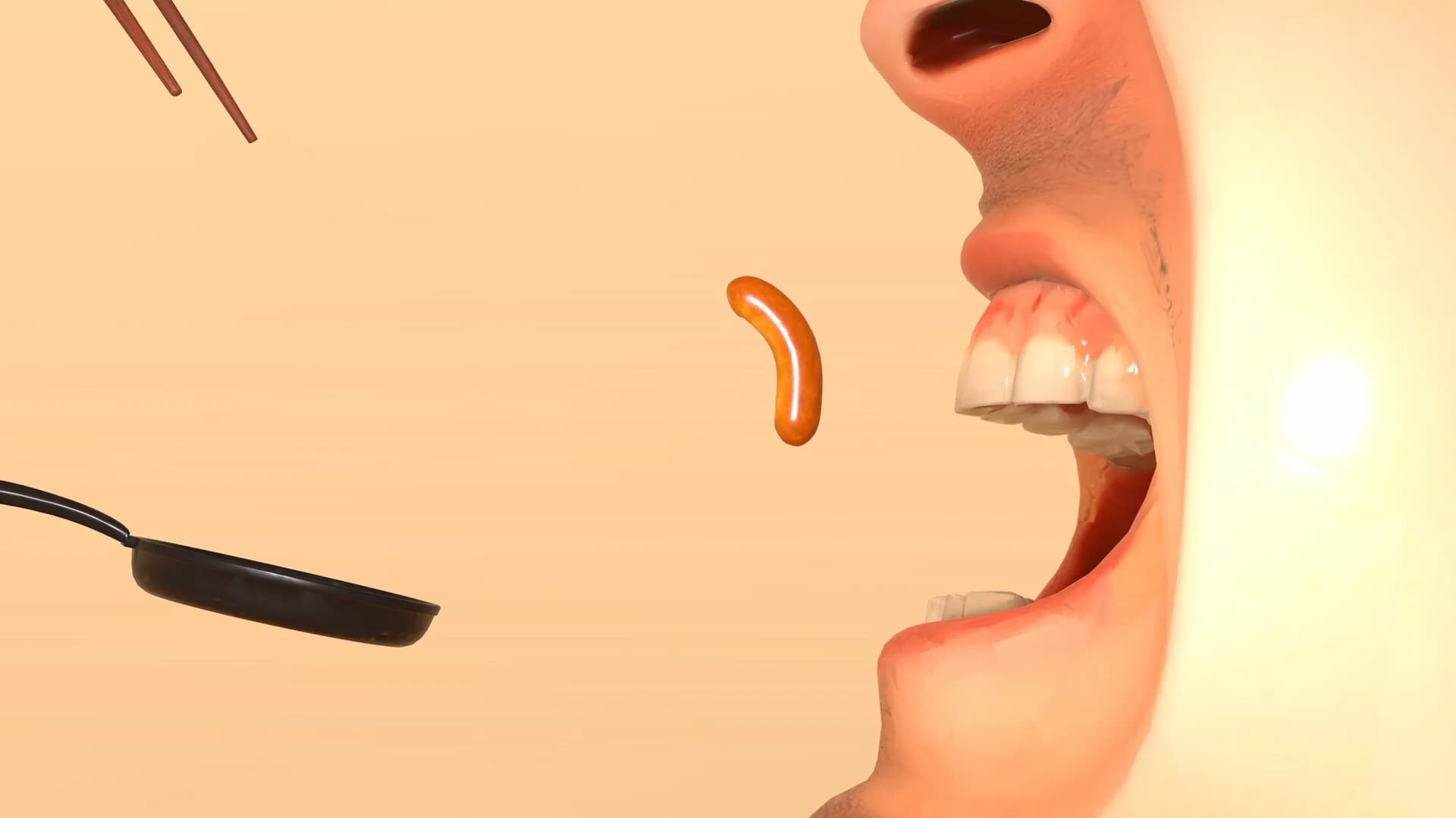 a weird game about sausage görsel 3