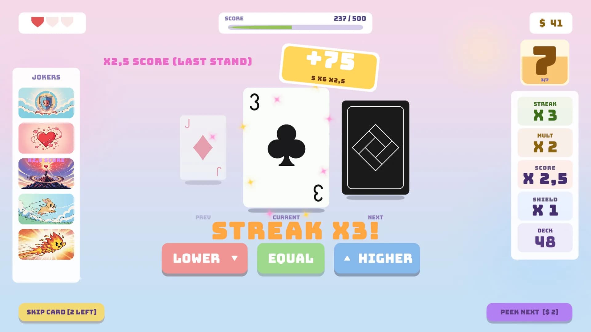 Hi-Lo: Card Roguelike görsel 14