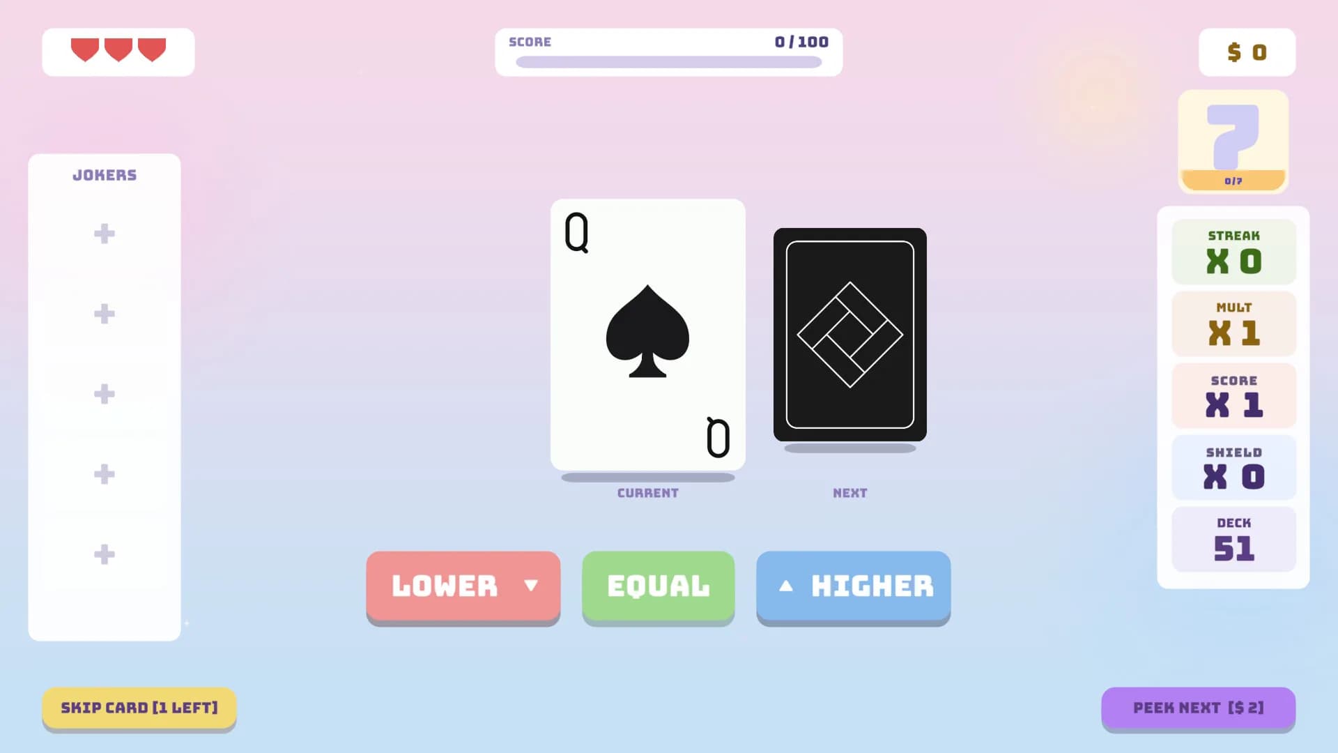Hi-Lo: Card Roguelike görsel 17