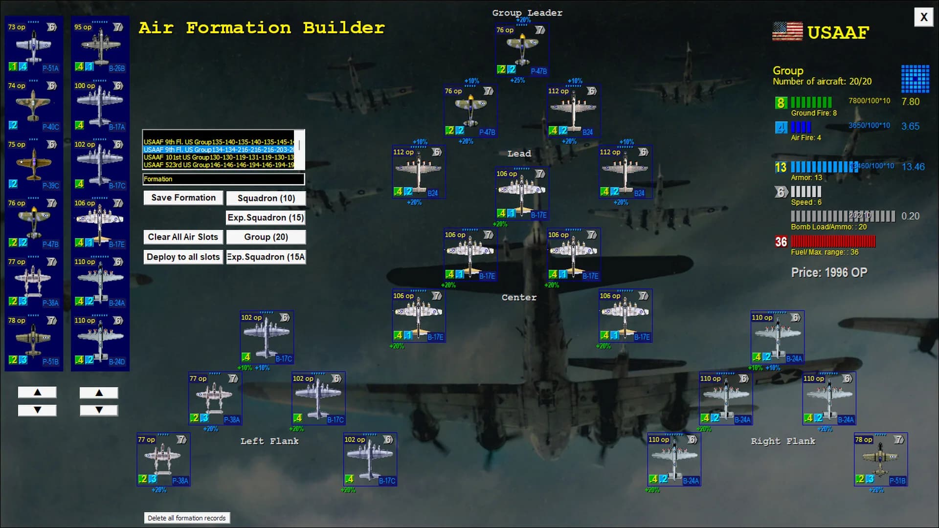 Air War General - WW2 Air Force Wargame görsel 4