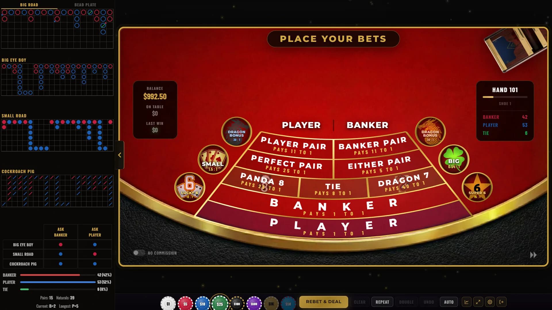 Baccarat Strada: Ultimate Baccarat Punto Banco Simulator & Trainer görsel 7
