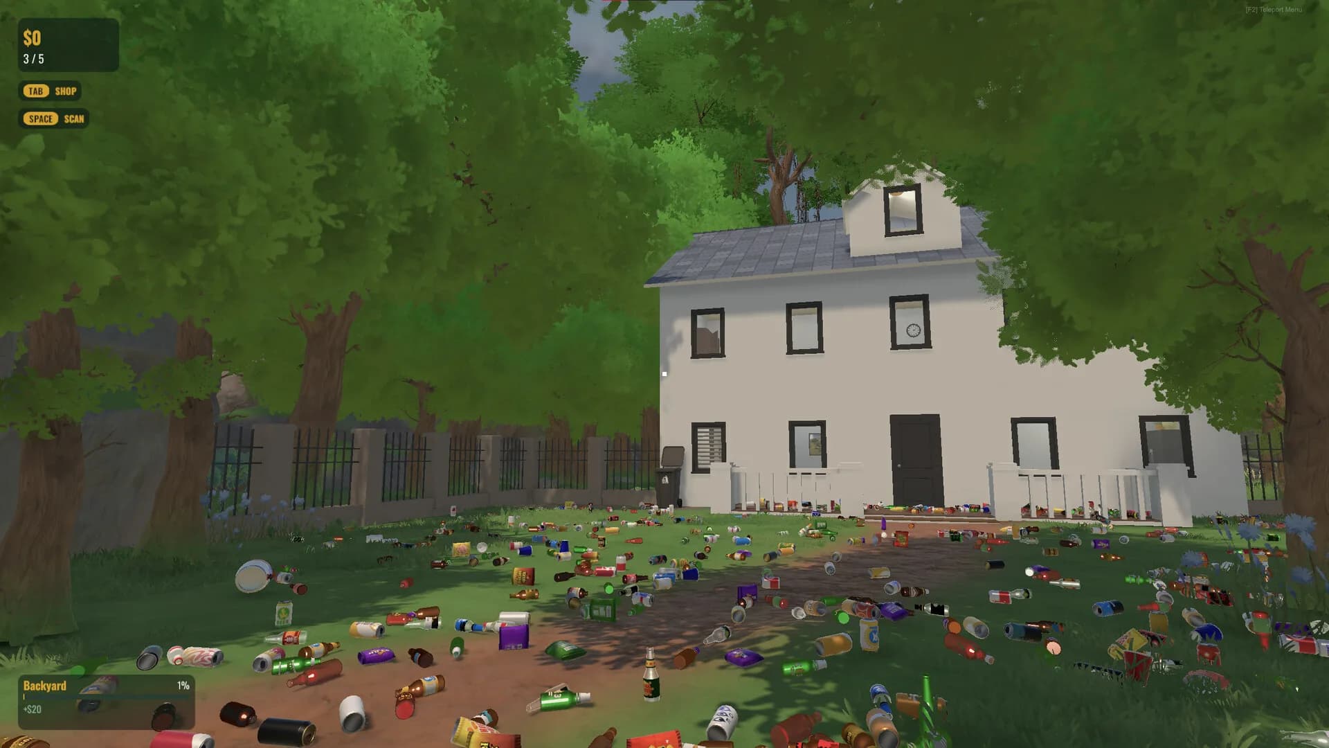 Party's Over: Backyard Cleanup Simulator görsel 2