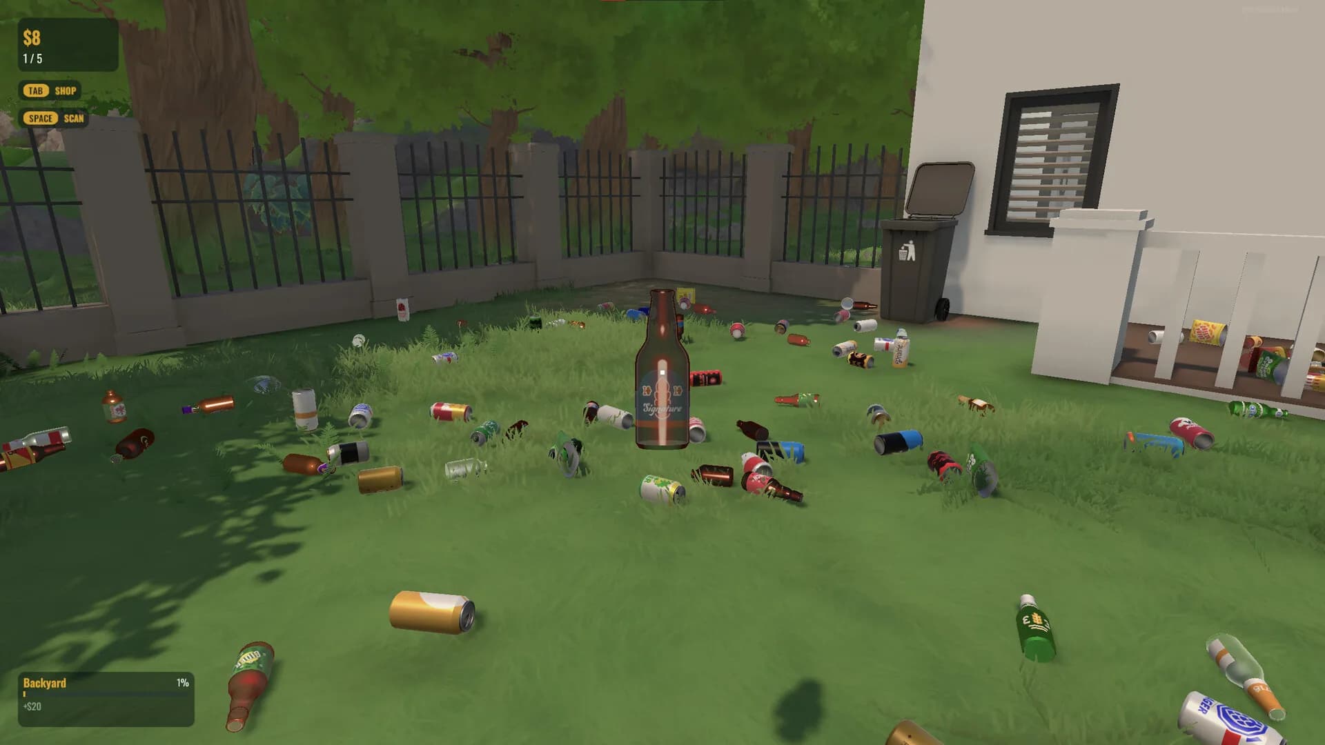 Party's Over: Backyard Cleanup Simulator görsel 3