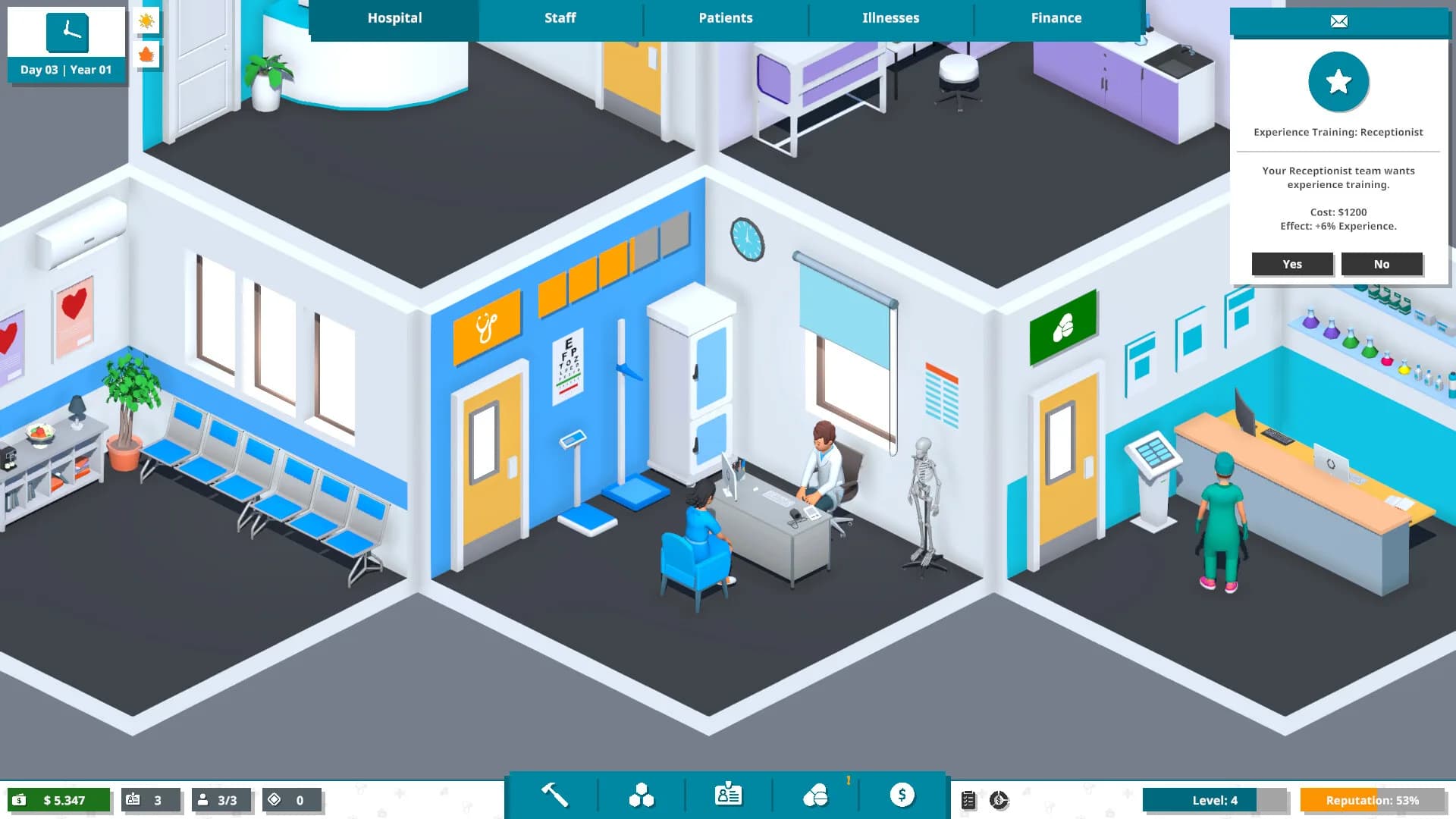 Hospital Center Tycoon görsel 3