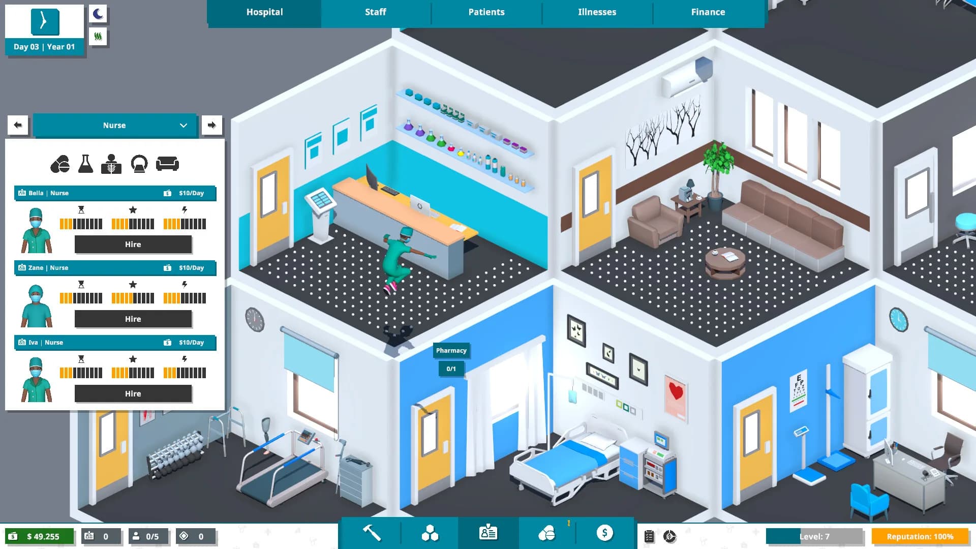 Hospital Center Tycoon görsel 5