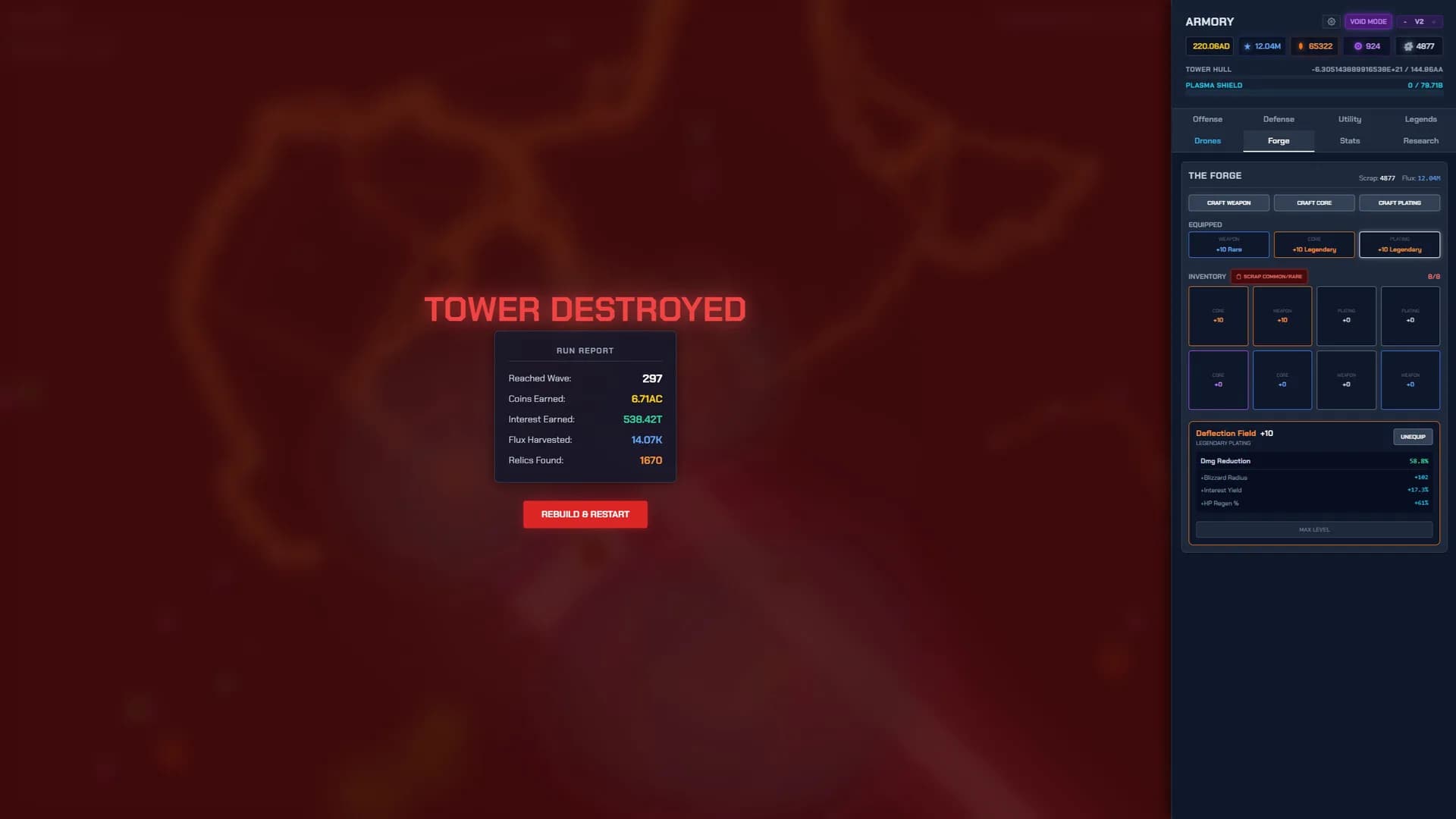 Endless Void: Idle Tower Defense görsel 4