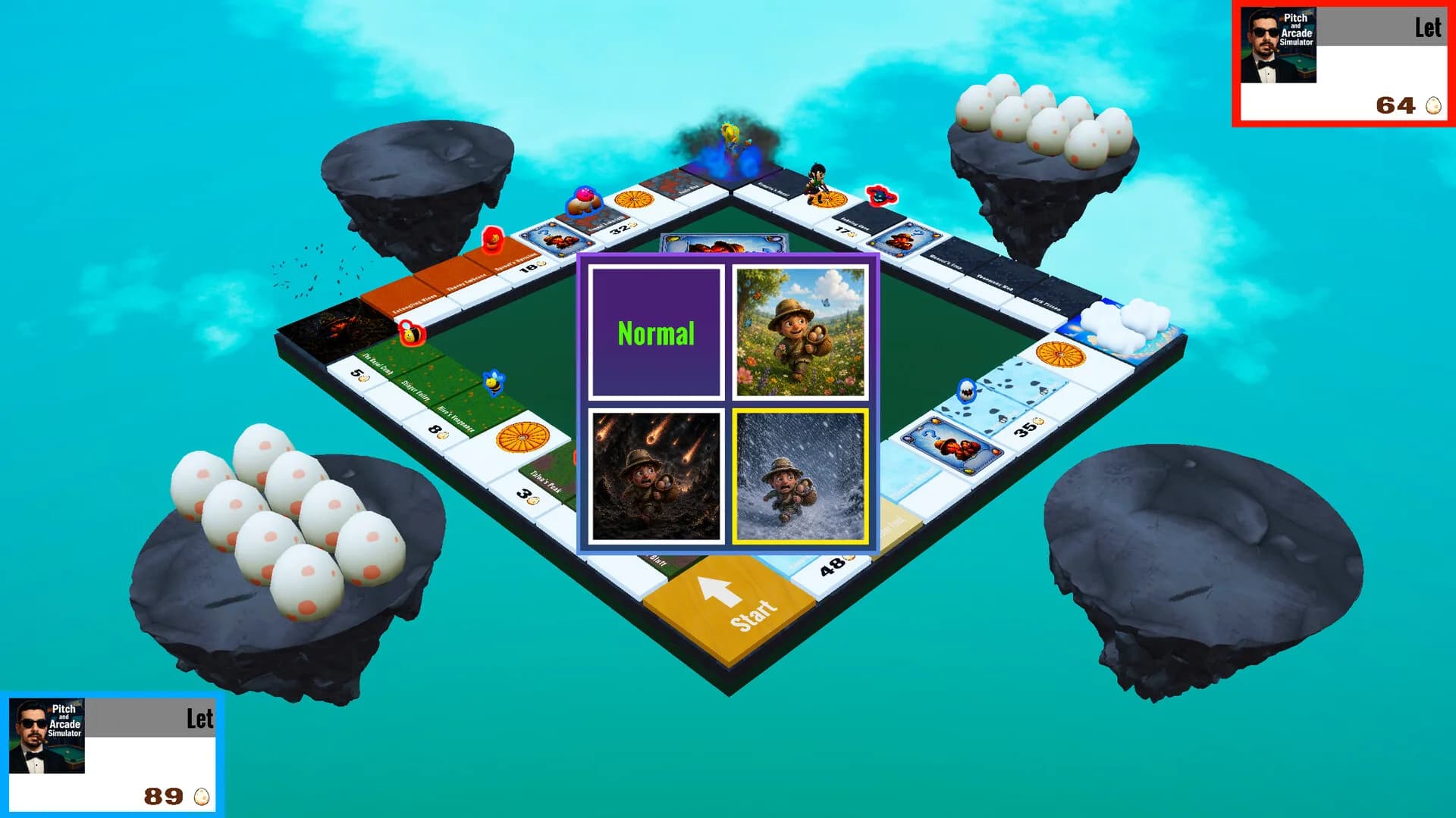 Monster Meadows - Online Board Game görsel 3