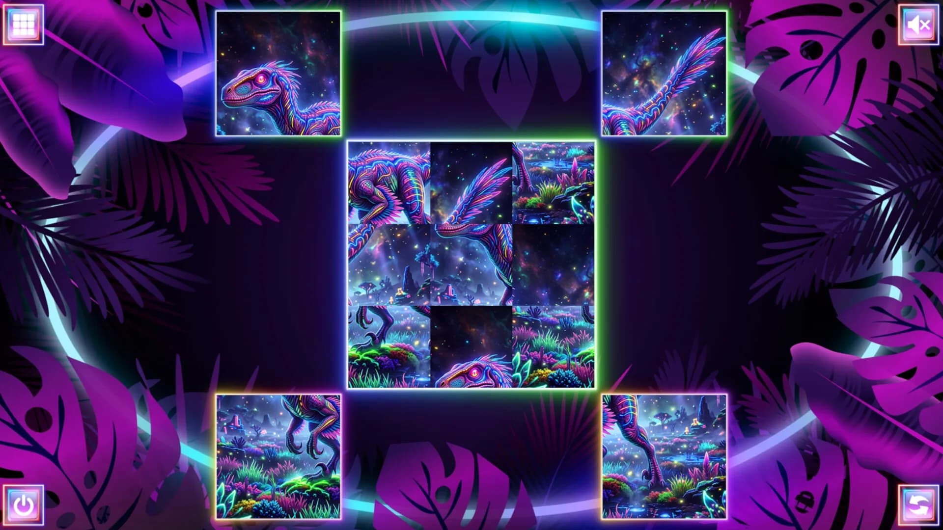 Neon Fantasy: Dinosaurs görsel 2