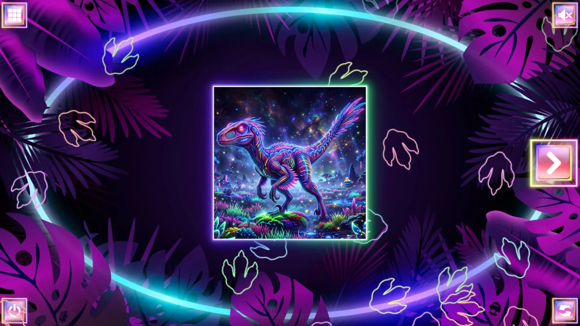 Neon Fantasy: Dinosaurs görsel 3