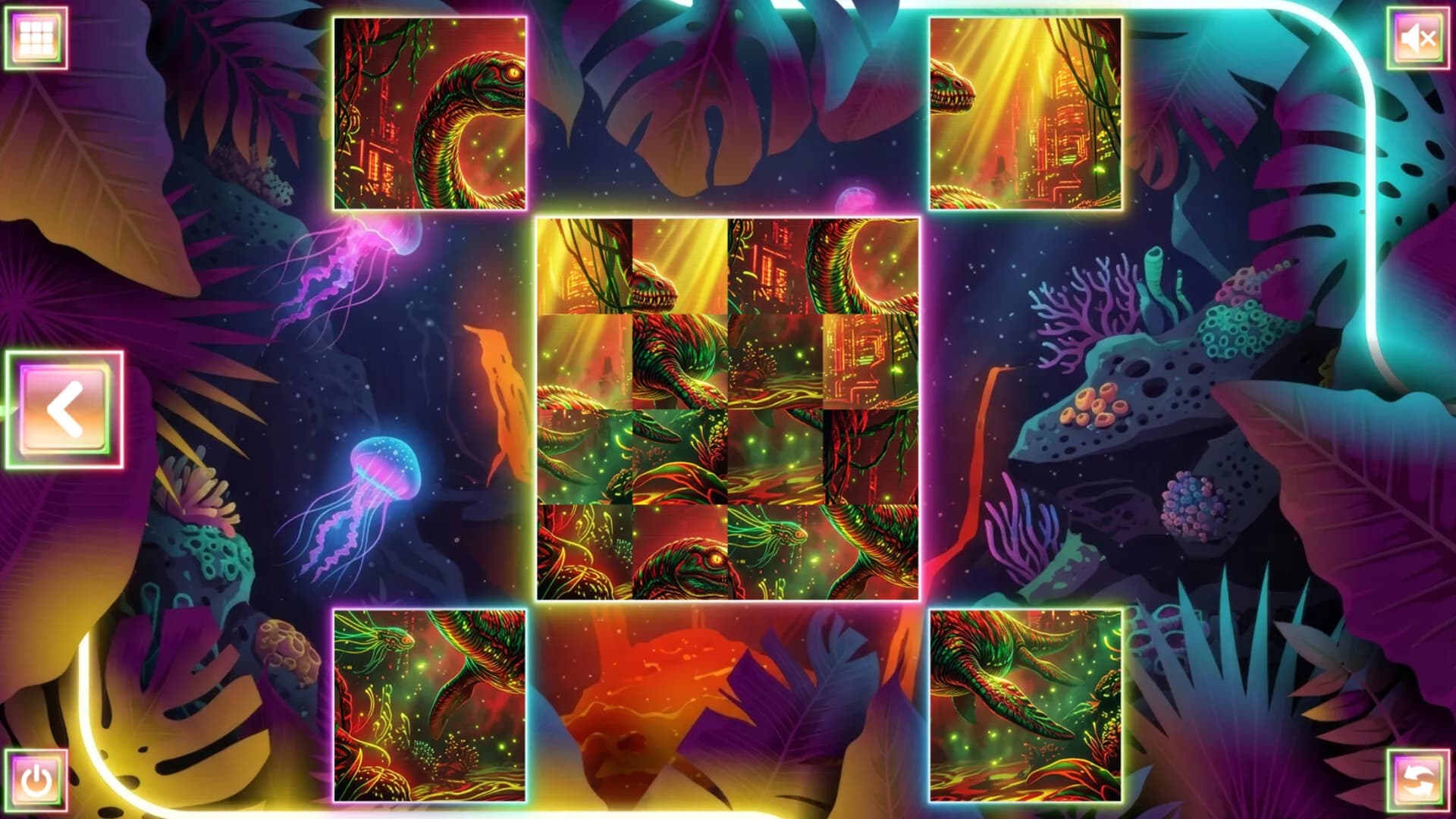 Neon Fantasy: Dinosaurs görsel 4