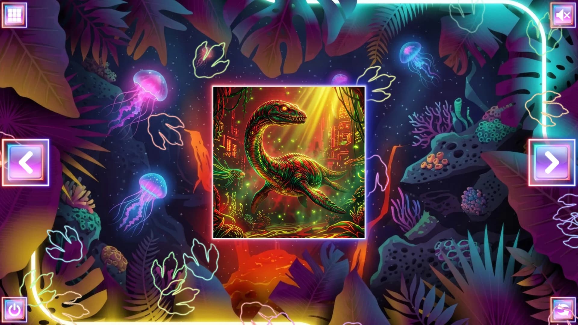 Neon Fantasy: Dinosaurs görsel 5