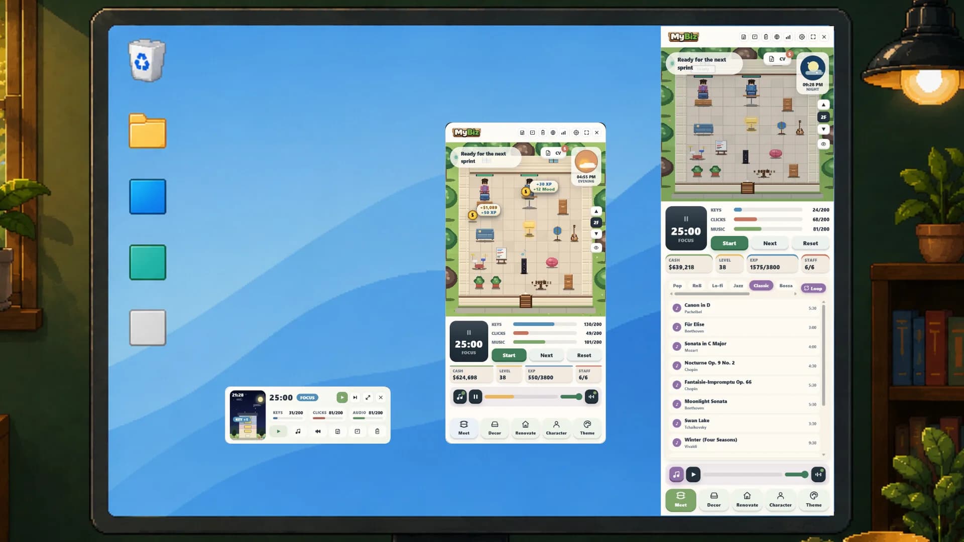 MyBiz: Pomodoro Desk Tycoon görsel 4