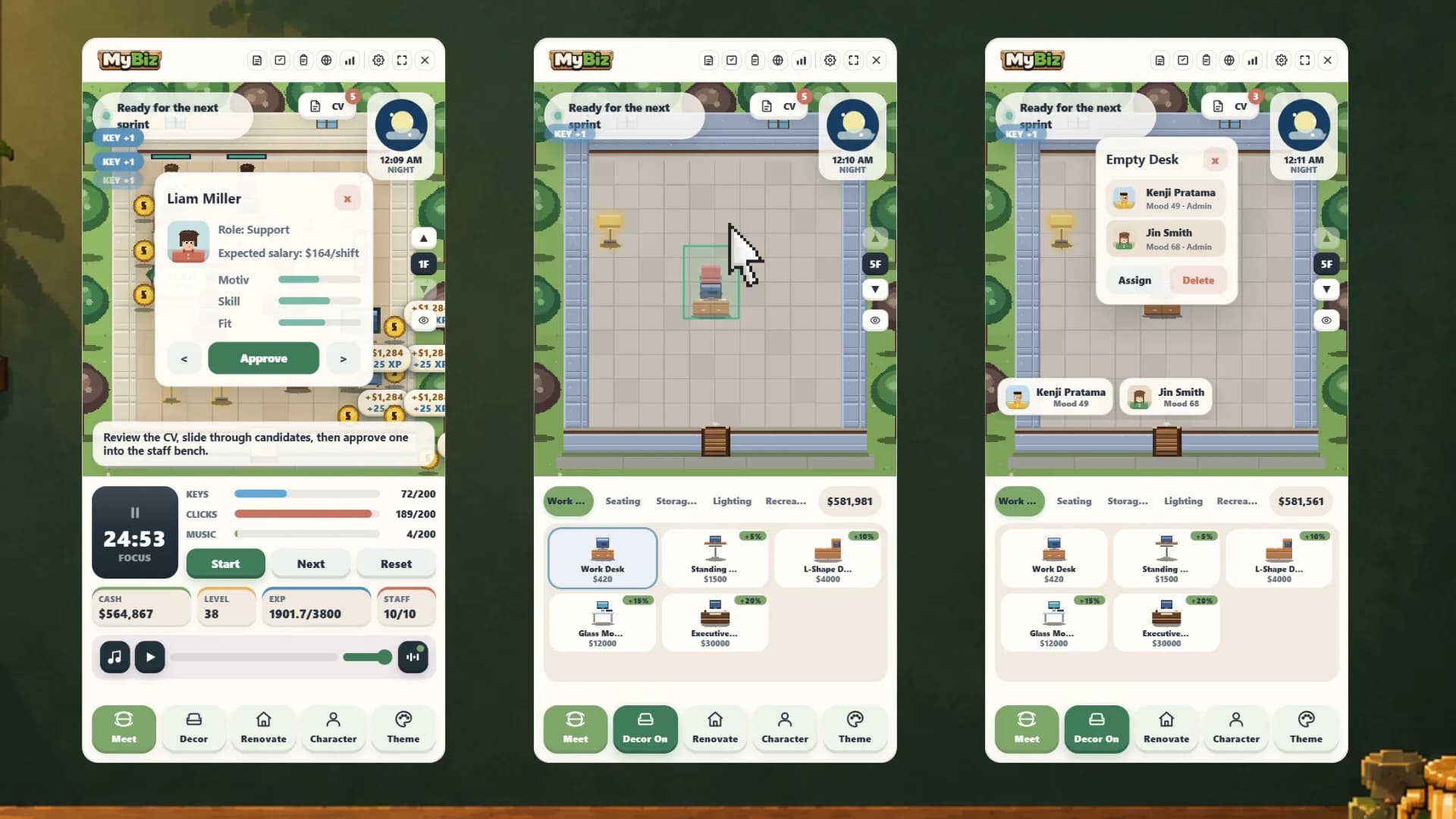 MyBiz: Pomodoro Desk Tycoon görsel 6