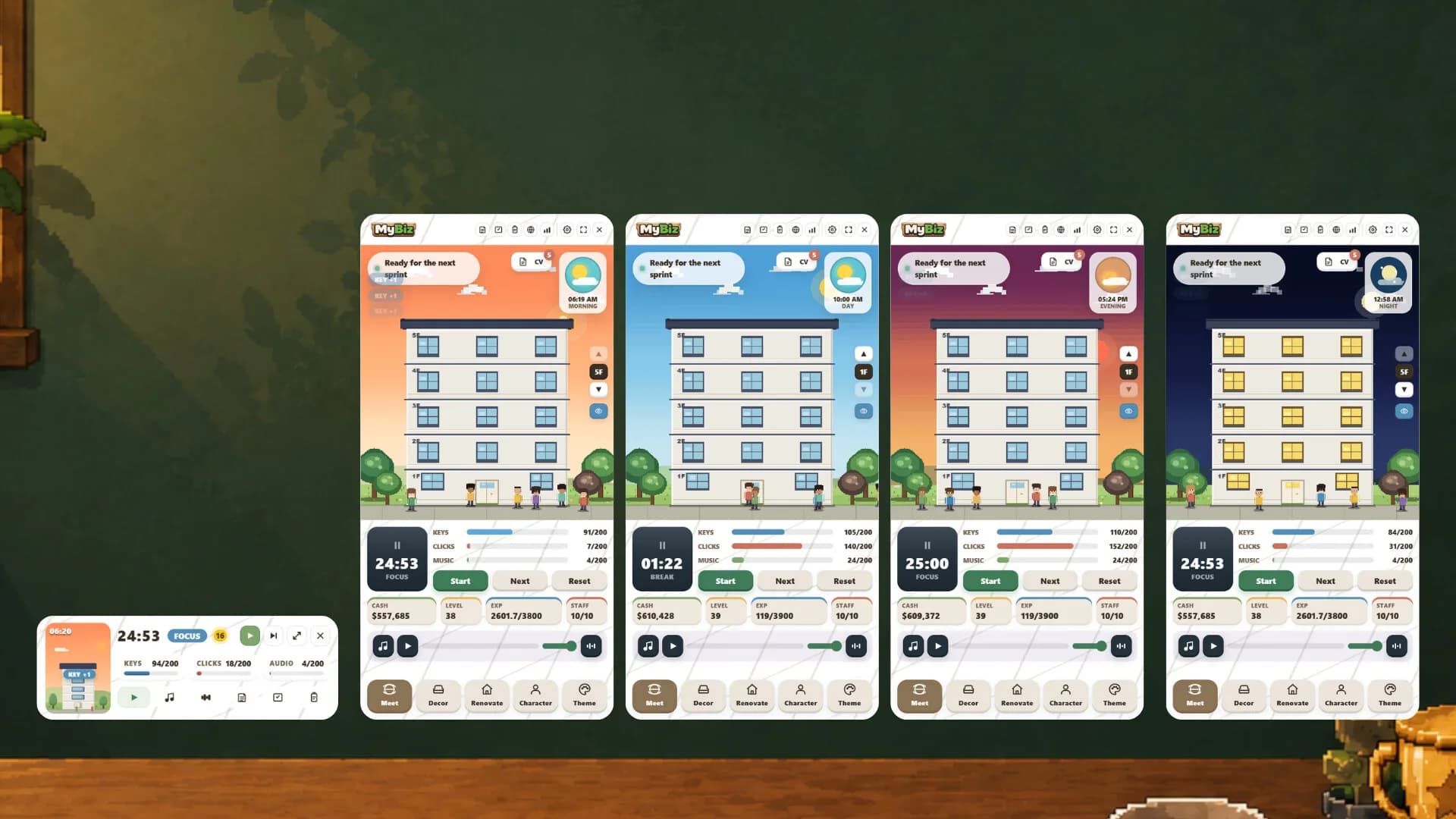 MyBiz: Pomodoro Desk Tycoon görsel 8