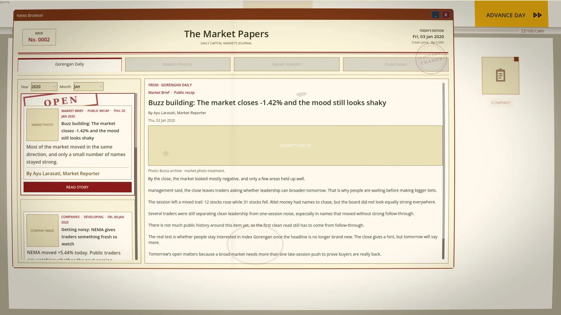 Buy High Sell Low: Stock Trading Simulator görsel 5