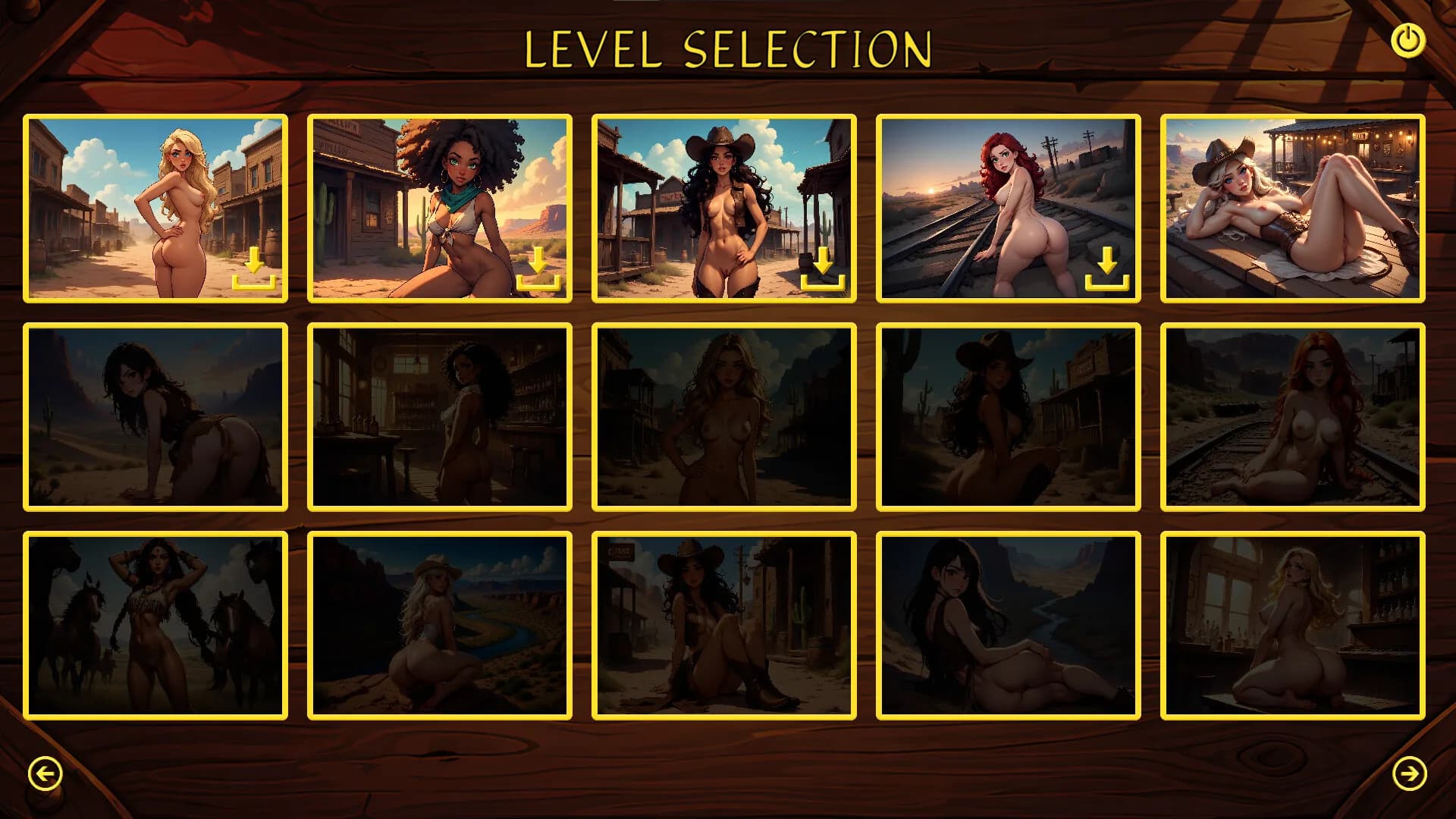 Wild West Desire - Naughty Jigsaw görsel 5