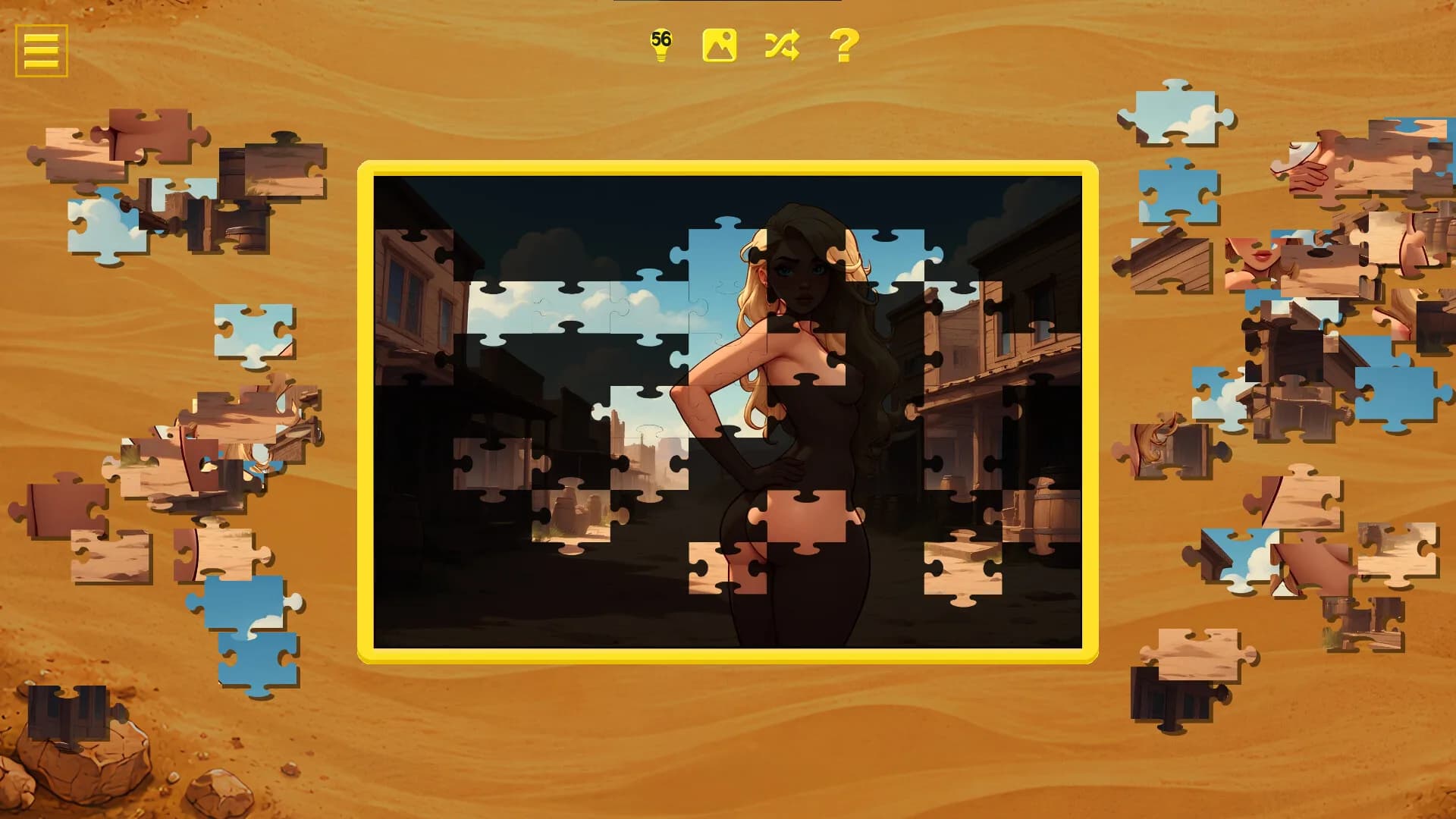 Wild West Desire - Naughty Jigsaw görsel 6