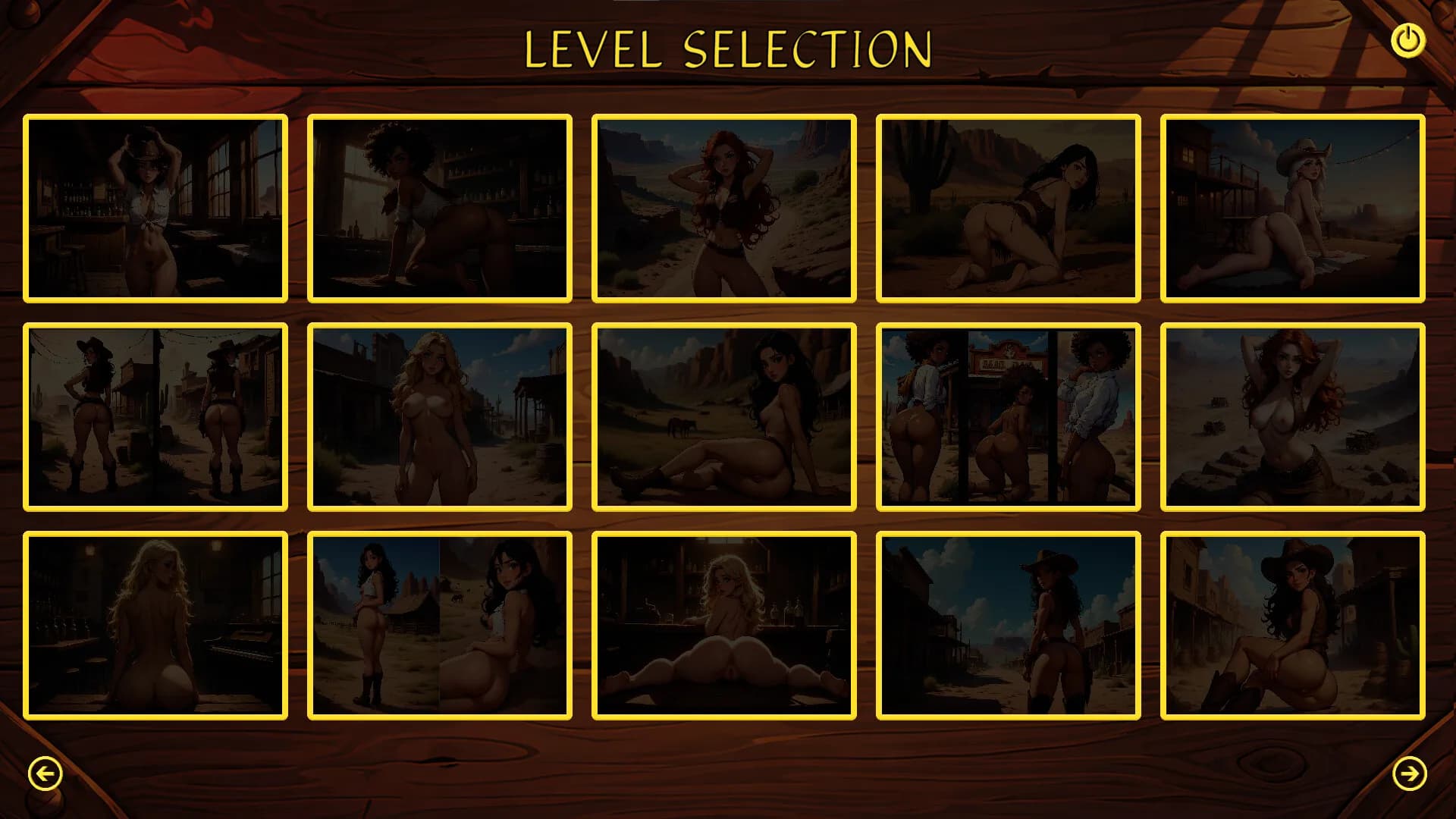 Wild West Desire - Naughty Jigsaw görsel 7